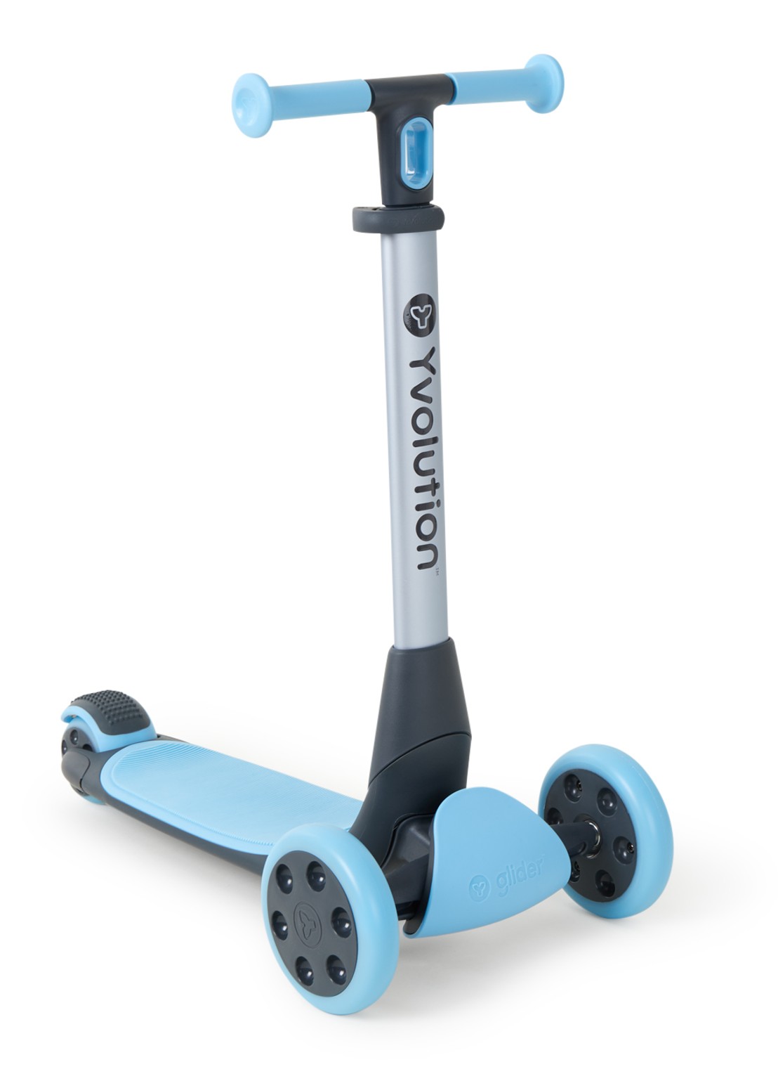 Yvolution Y Glider Nua step - voorkant blauw