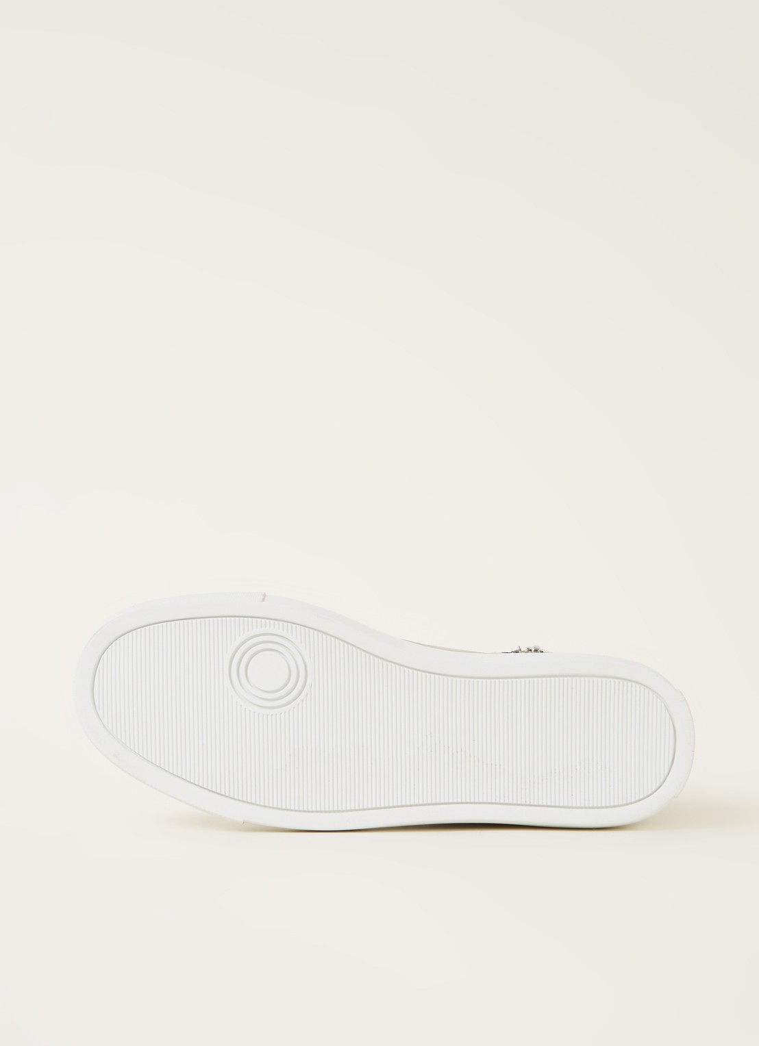 Zadig&Voltaire 1747 sneaker van leer met metallic finish - detail 4 zilver