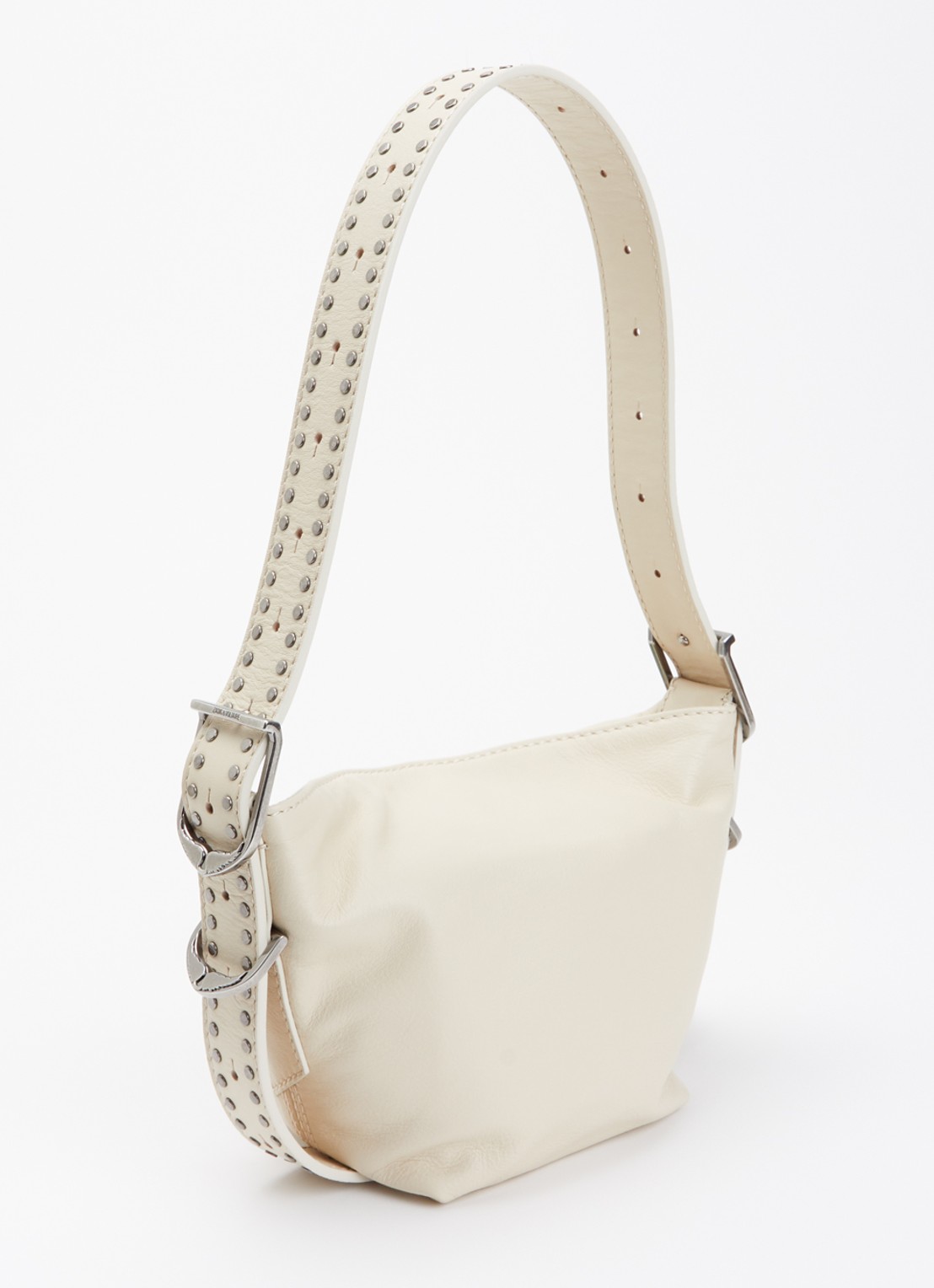Zadig&Voltaire Baby Jane crossbodytas van leer - achterkant 5 creme