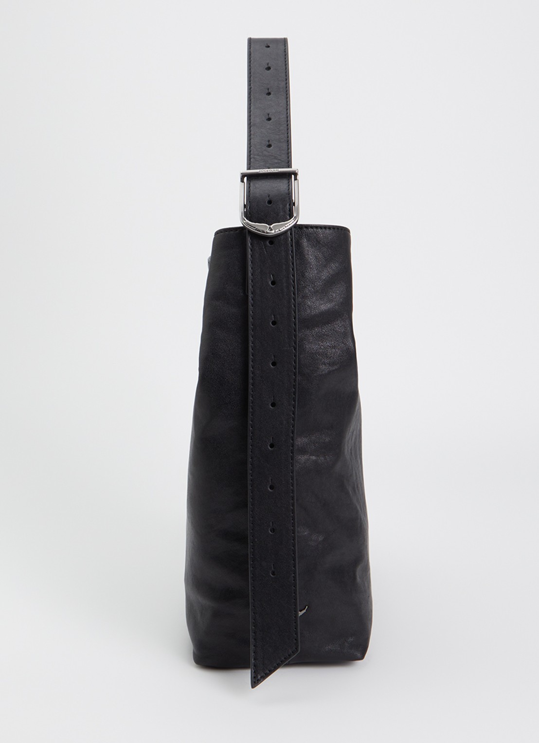 Zadig&Voltaire Baby Jane crossbodytas van leer - detail 2 zwart