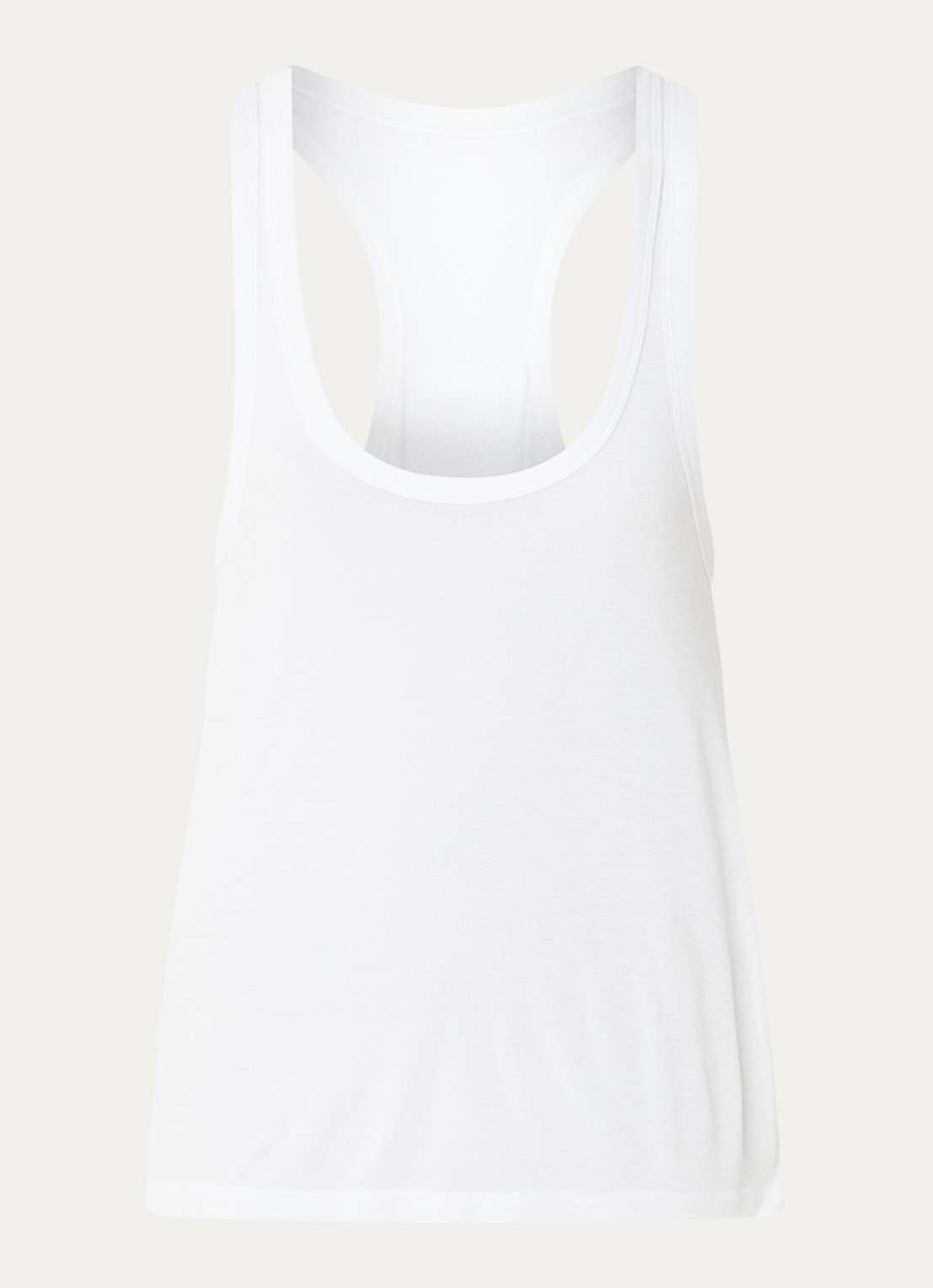 Zadig&Voltaire Bianca tanktop met stretch - voorkant 3 wit