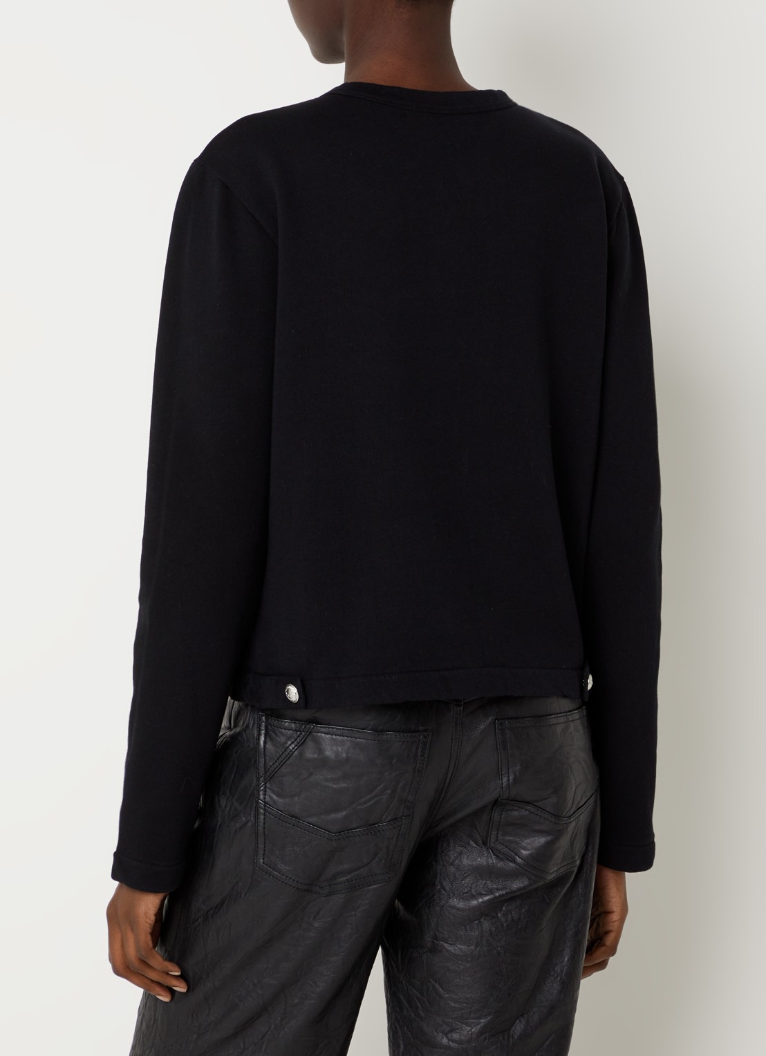 Zadig&Voltaire Cama vest met logo - achterkant zwart