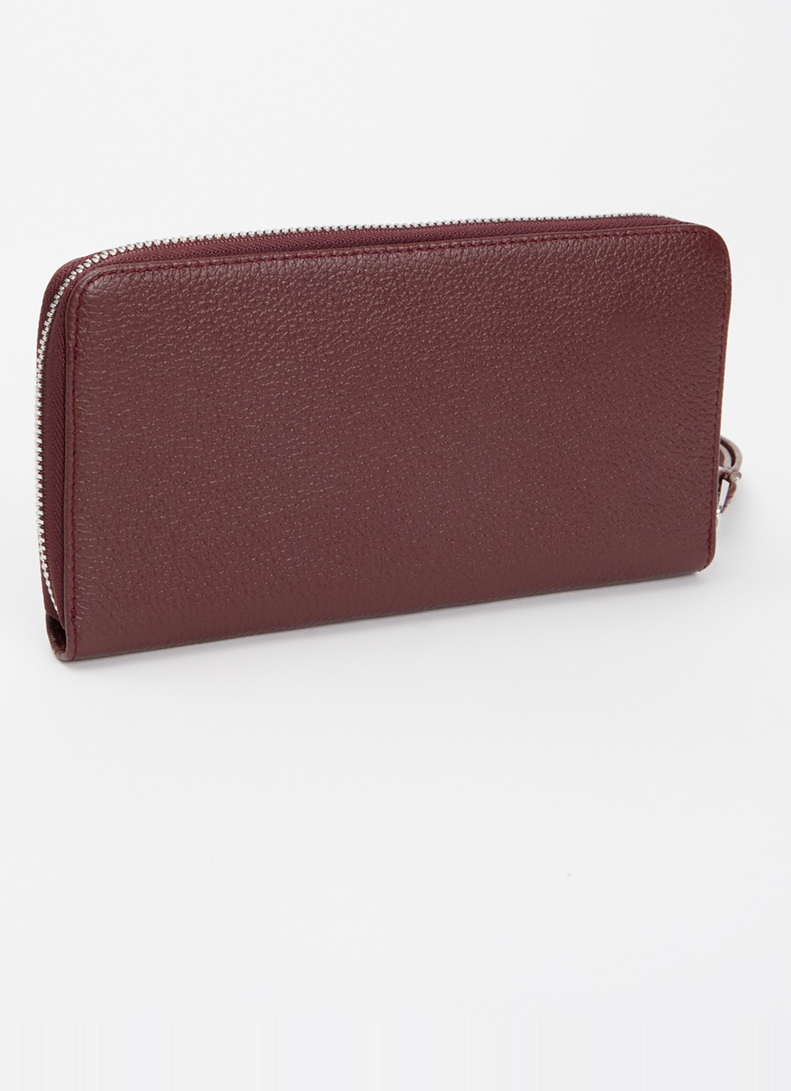 Zadig&Voltaire Compagnon portemonnee van leer - achterkant 3 bordeauxrood