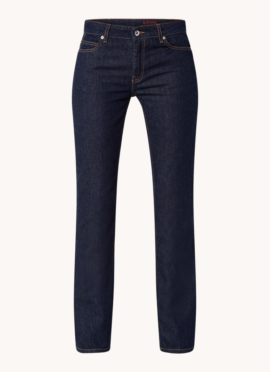 Zadig&Voltaire Eclipse high waist flared jeans met steekzakken - voorkant 3 indigo