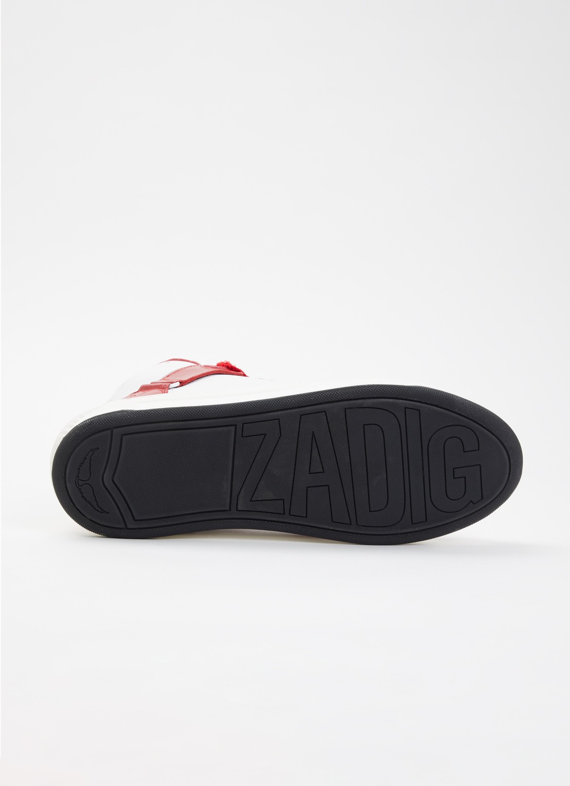 Zadig&Voltaire High Wings sneaker van leer - detail 2 rood