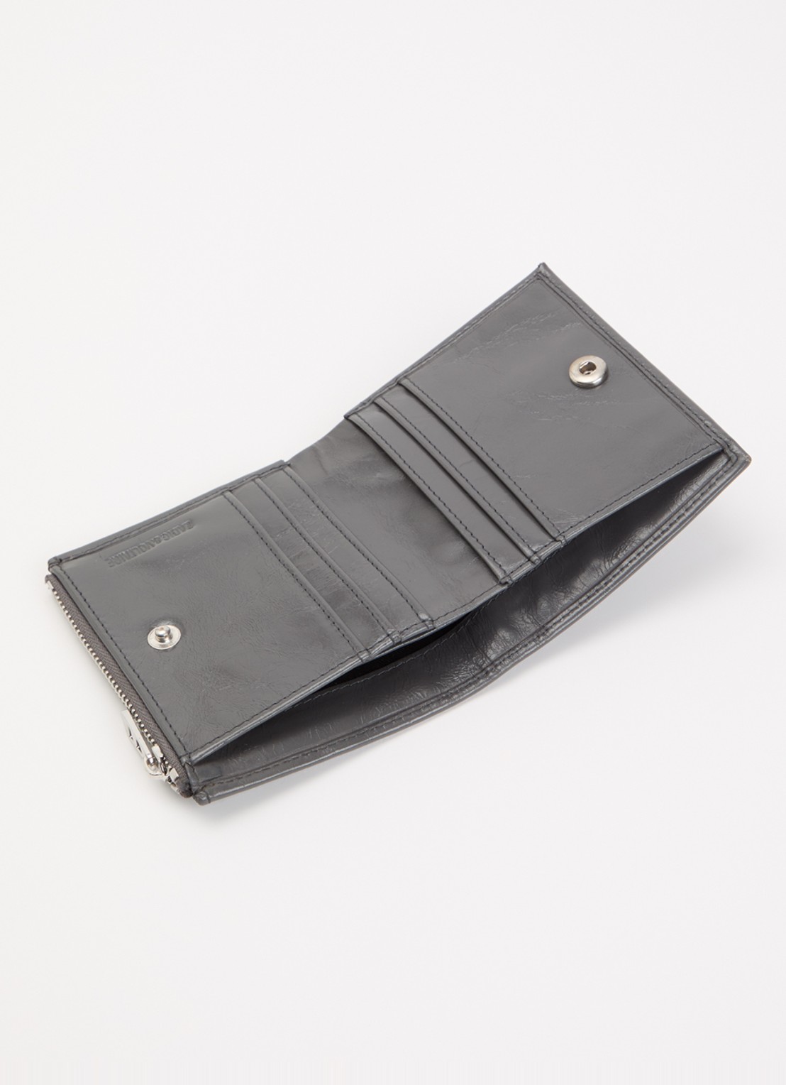 Zadig&Voltaire Humbe portemonnee met print - voorkant 3 grijs