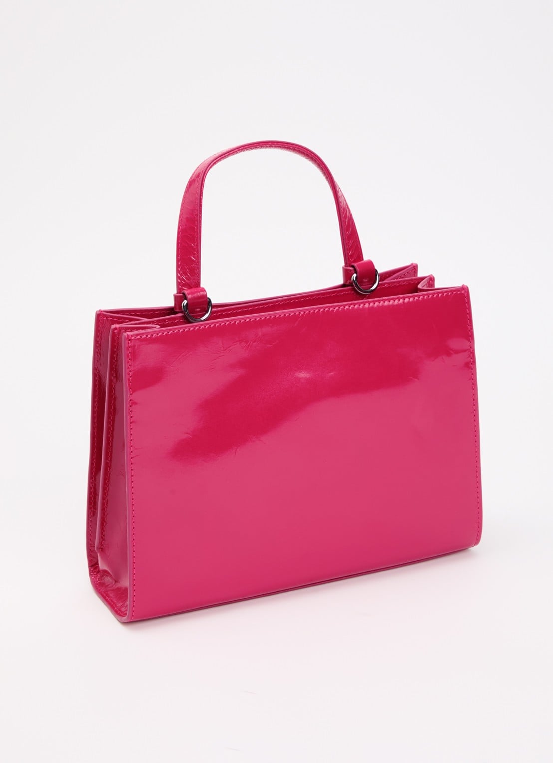 Zadig&Voltaire Jack Mini handtas van leer met afneembare schouderriem - achterkant 5 oudroze