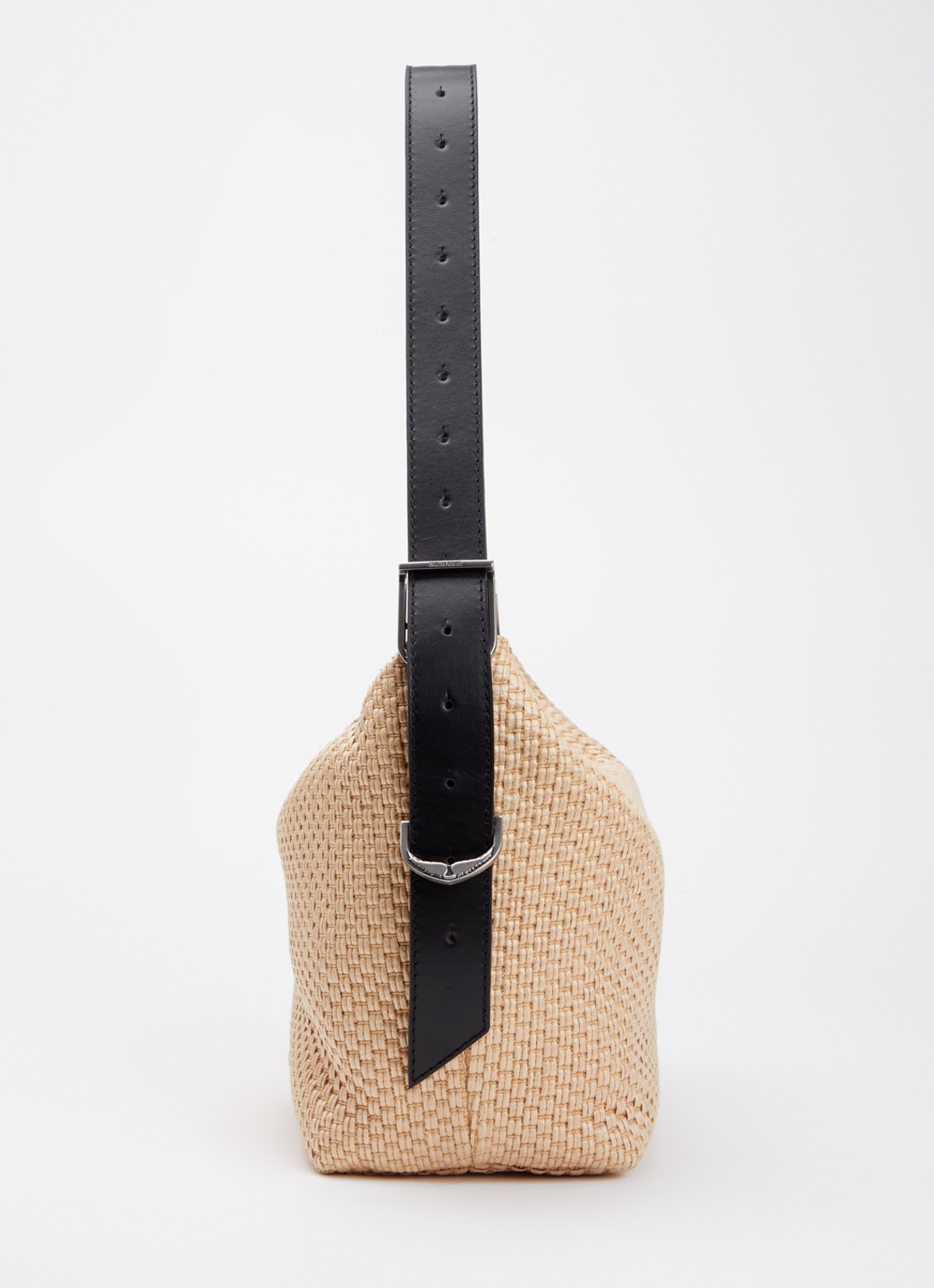 Zadig&Voltaire Jane Panier schoudertas van leer met verstelbare schouderriem - detail 4 beige
