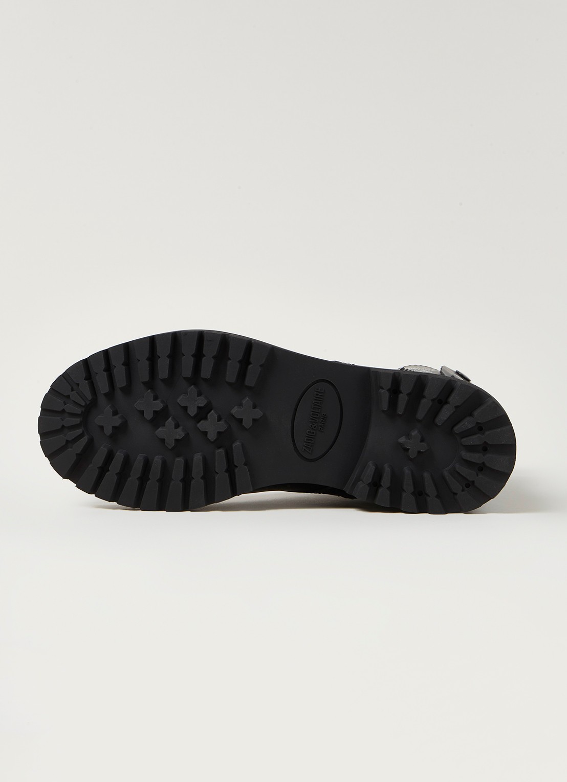 Zadig&Voltaire Joe Stars biker boot van leer - detail 3 zwart