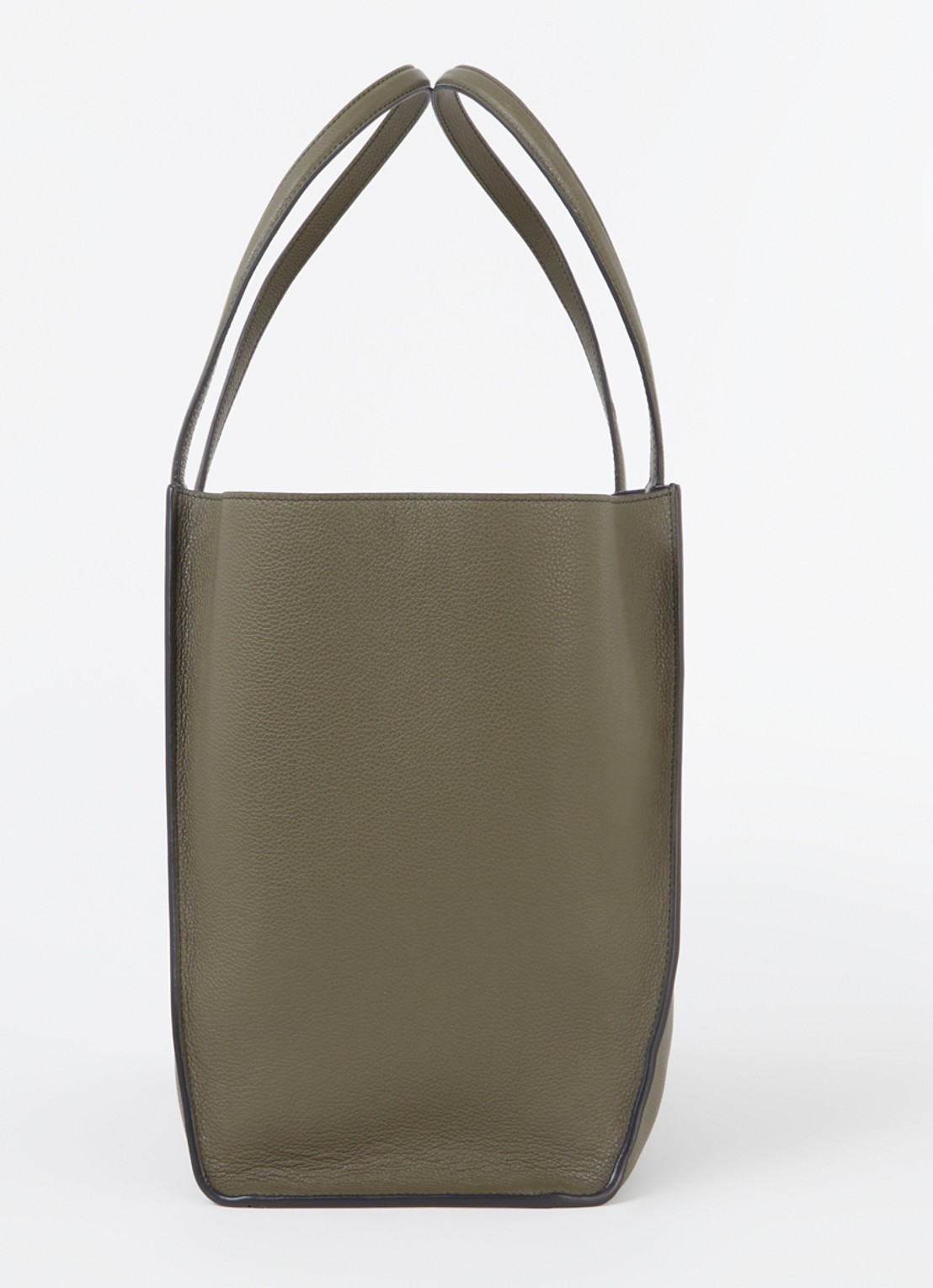 Zadig&Voltaire Le Borderline schoudertas van leer - detail 2 bronsgroen