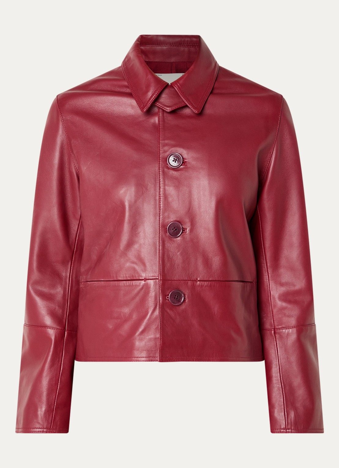 Zadig&Voltaire Lessa jack van imitatieleer - voorkant rood