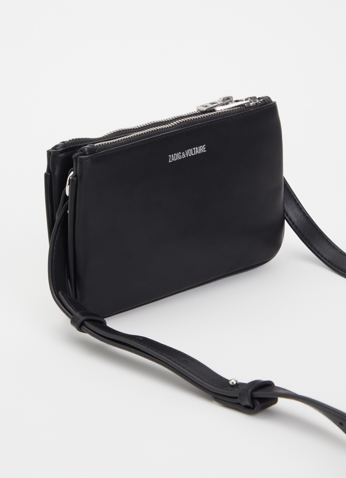 Zadig&Voltaire Mini crossbodytas met studs - achterkant 5 zwart