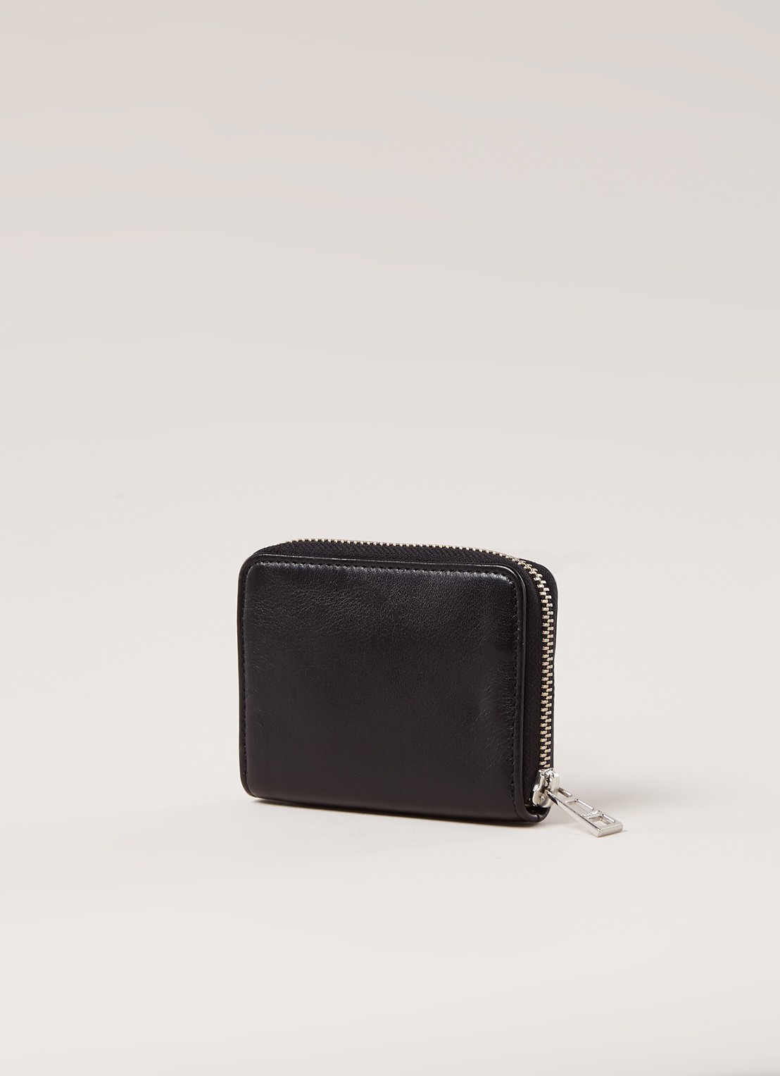 Zadig&Voltaire Mini portemonnee van leer  - detail zwart