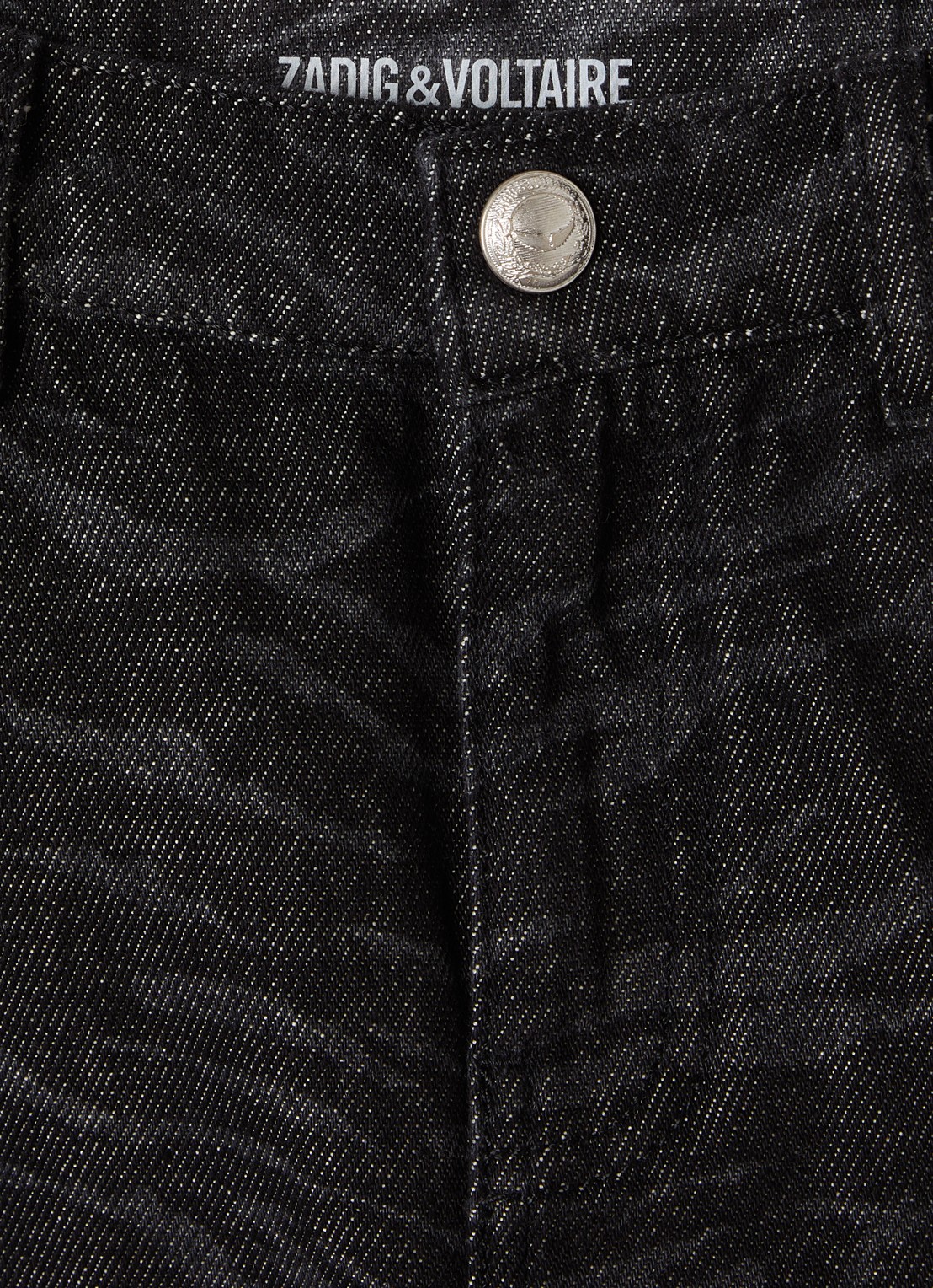 Zadig&Voltaire Mini spijkerrok met steekzakken - detail 3 zwart