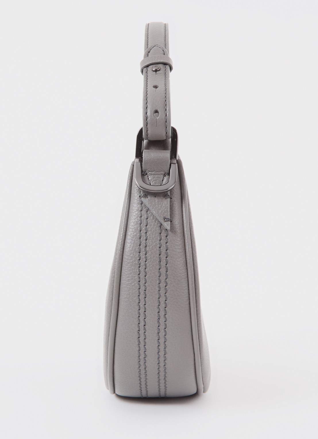 Zadig&Voltaire Moonrock schoudertas van leer - detail 2 grijs