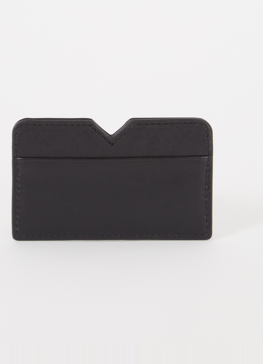 Zadig&Voltaire Multipass pasjeshouder van leer met logo - achterkant zwart