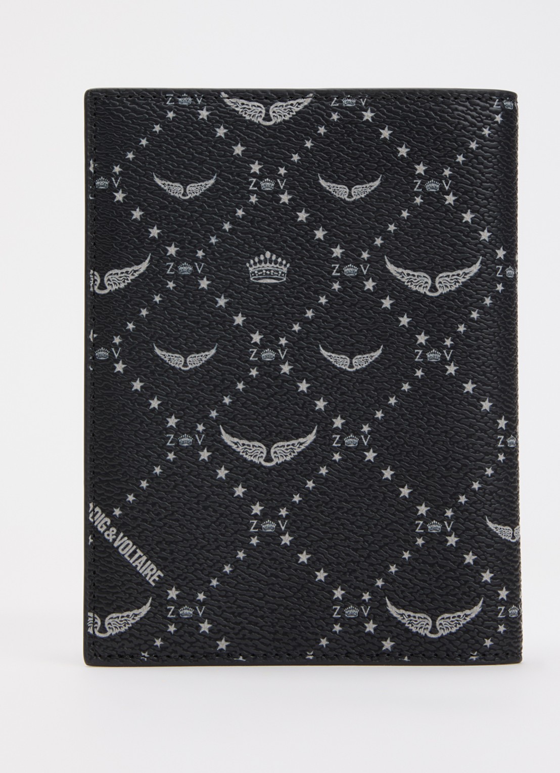 Zadig&Voltaire Paspoortetui met logo - achterkant 2 zwart