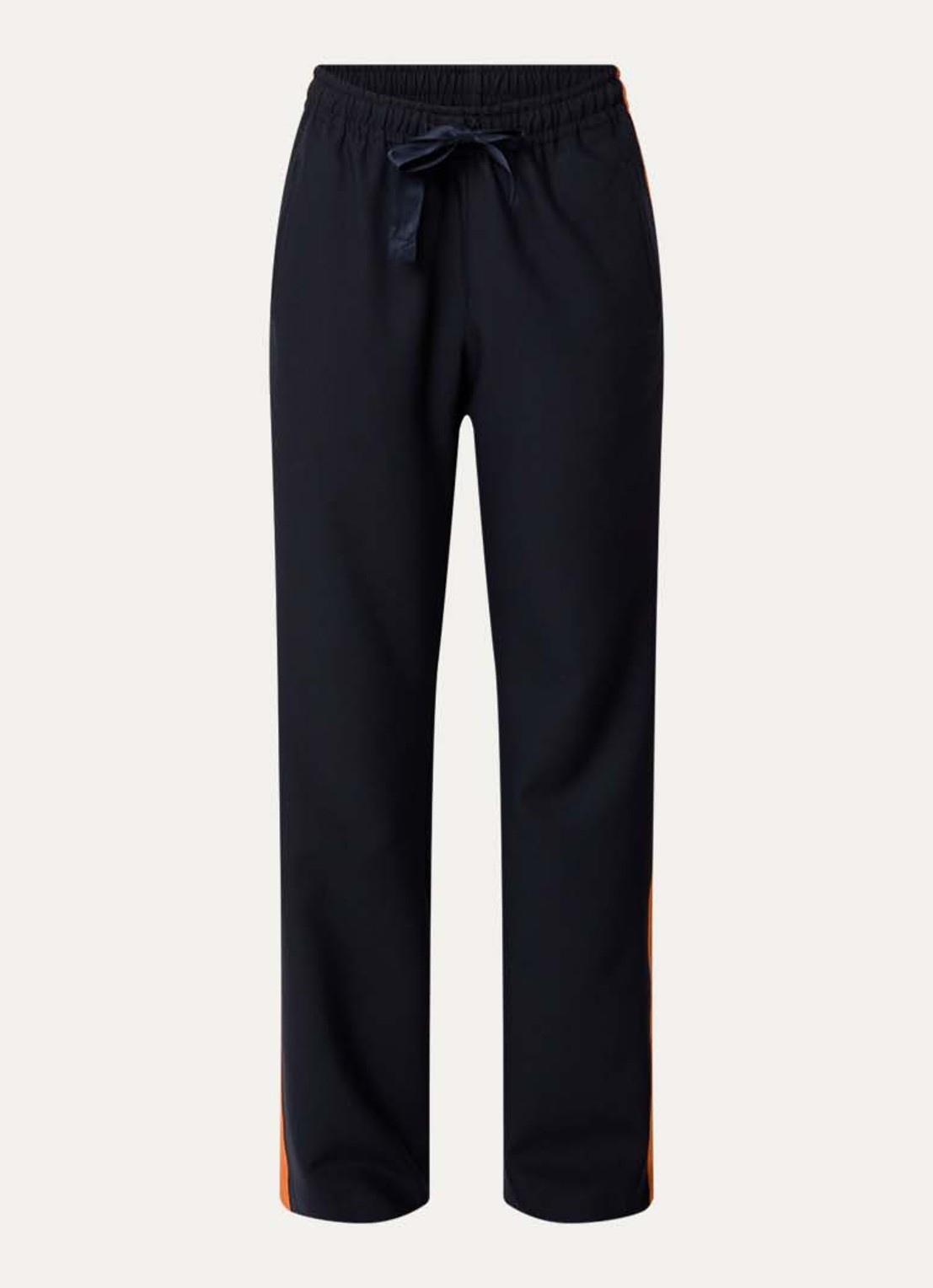 Zadig&Voltaire Poma high waist loose fit joggingbroek met steekzakken - voorkant 2 donkerblauw