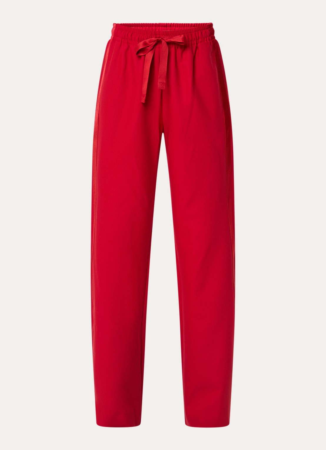 Zadig&Voltaire Poma high waist loose fit joggingbroek met steekzakken - voorkant rood