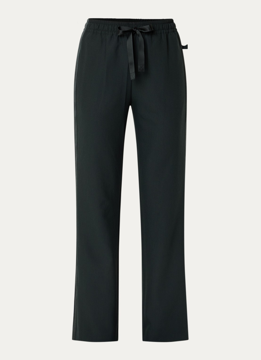Zadig&Voltaire Poma high waist loose fit joggingbroek met steekzakken - voorkant grijsmele