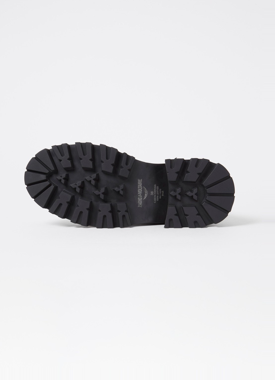Zadig&Voltaire Ride chelsea boot van kalfsleer  - detail 3 zwart