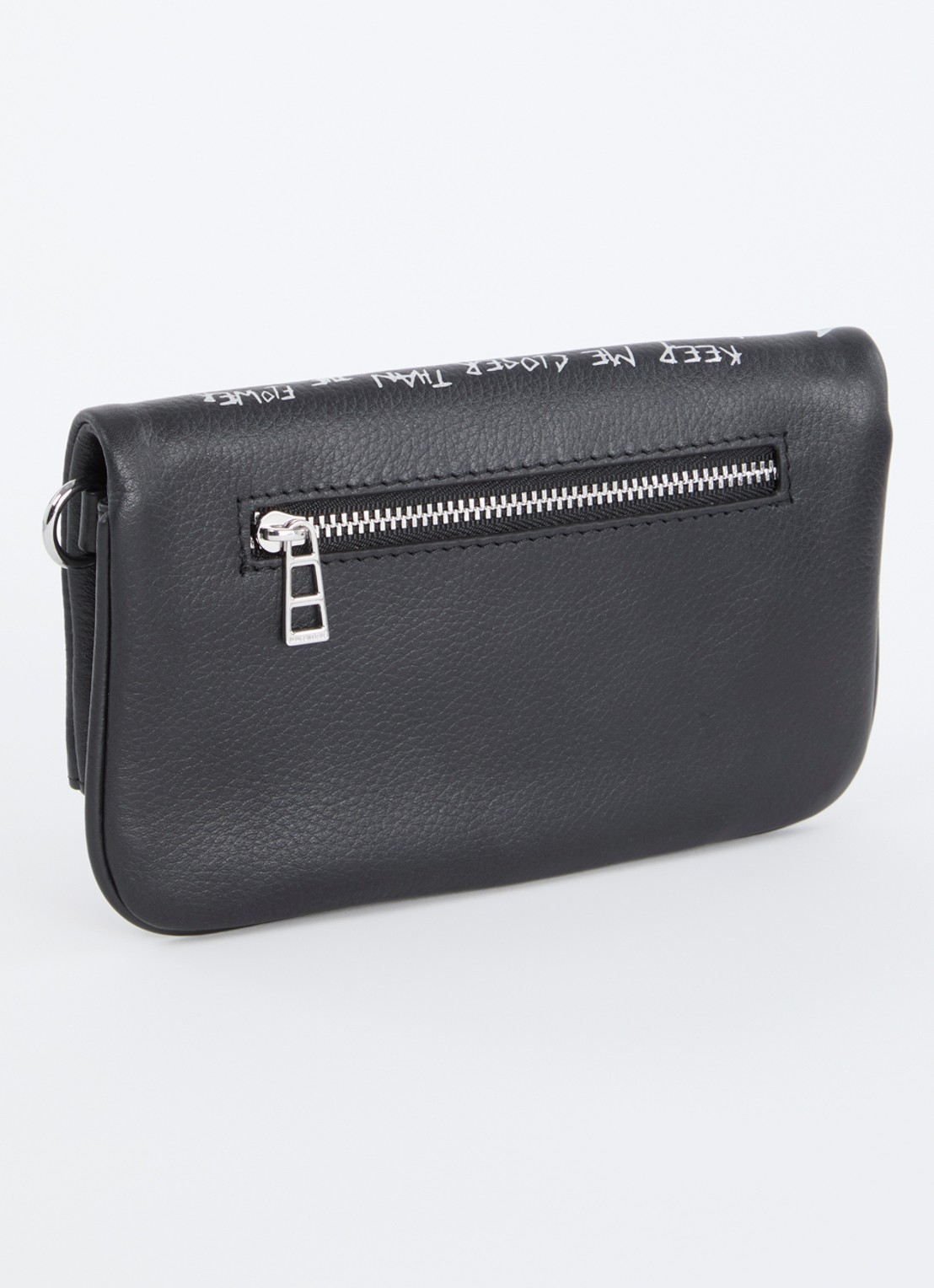 Zadig&Voltaire Rock clutch met afneembare schouderriem - achterkant 6 zwart