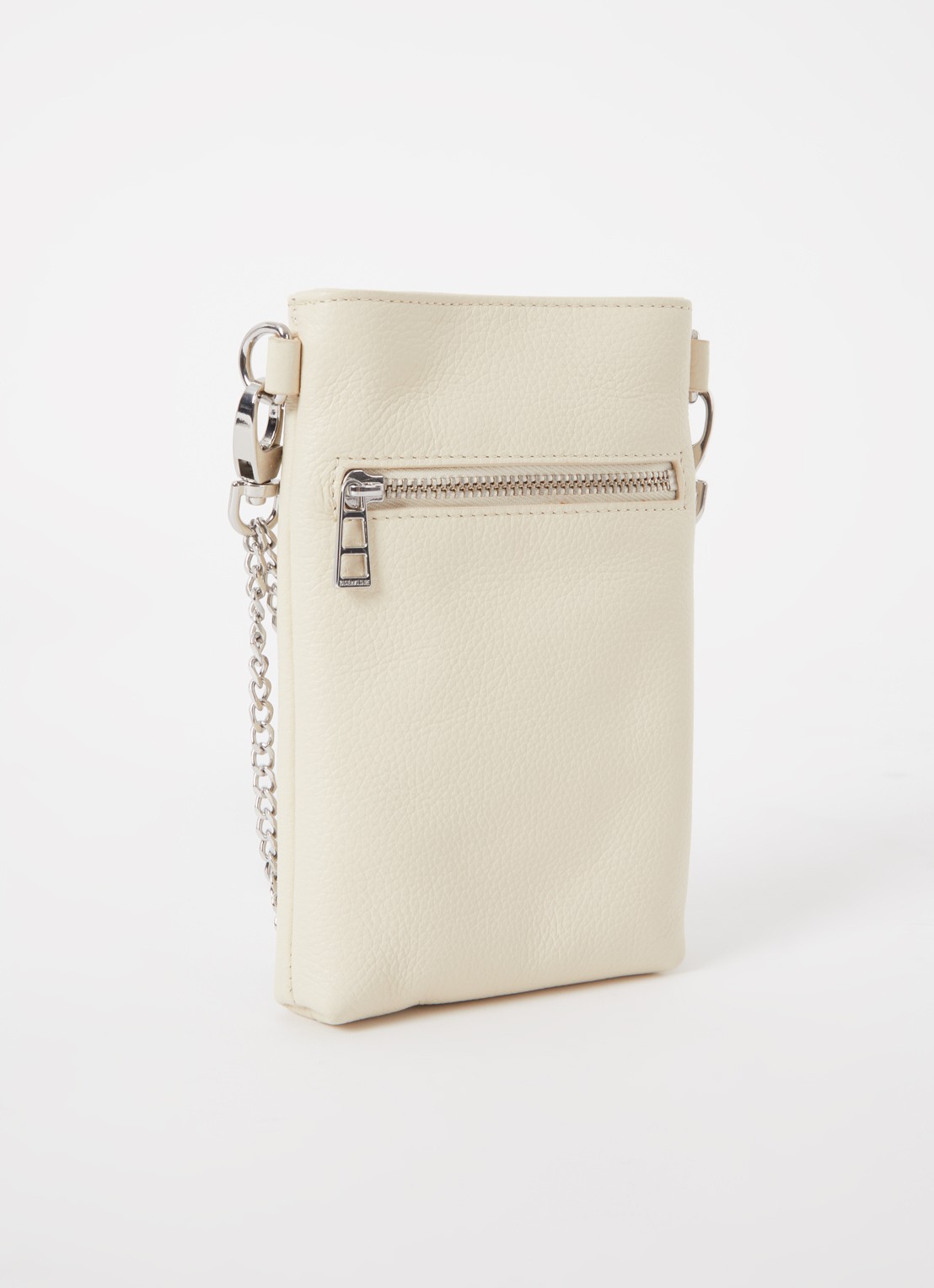 Zadig&Voltaire Rock crossbody telefoonhoes van leer - achterkant beige