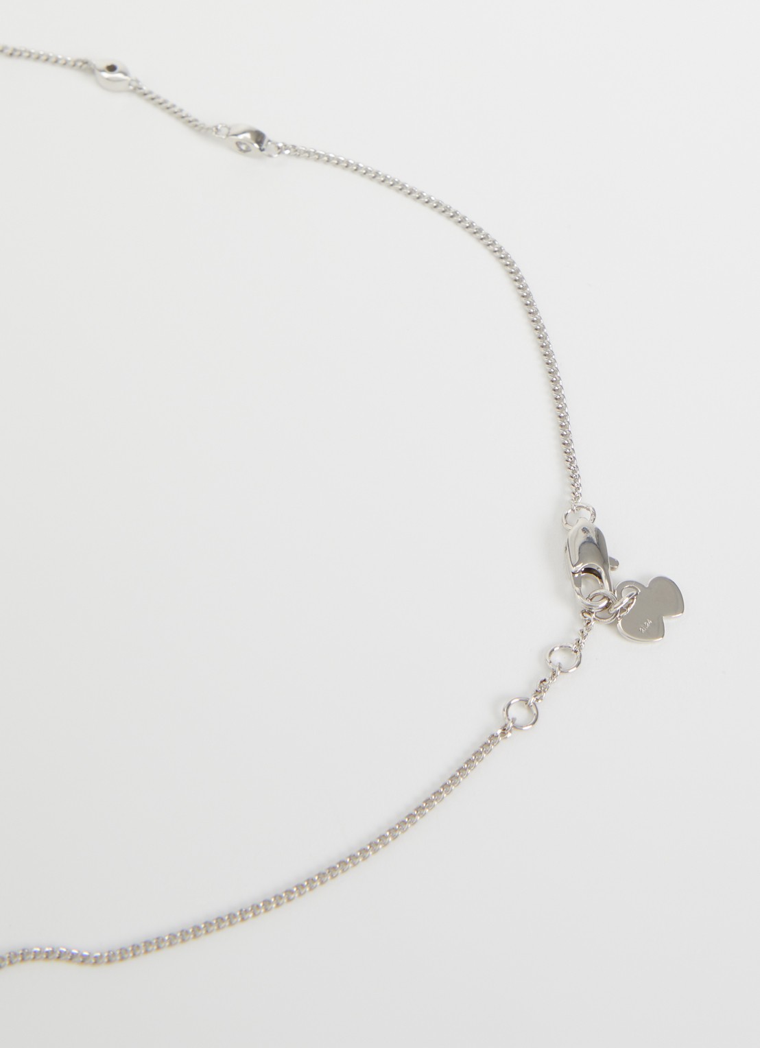 Zadig&Voltaire Rock ketting met kristal - detail 2 zilver