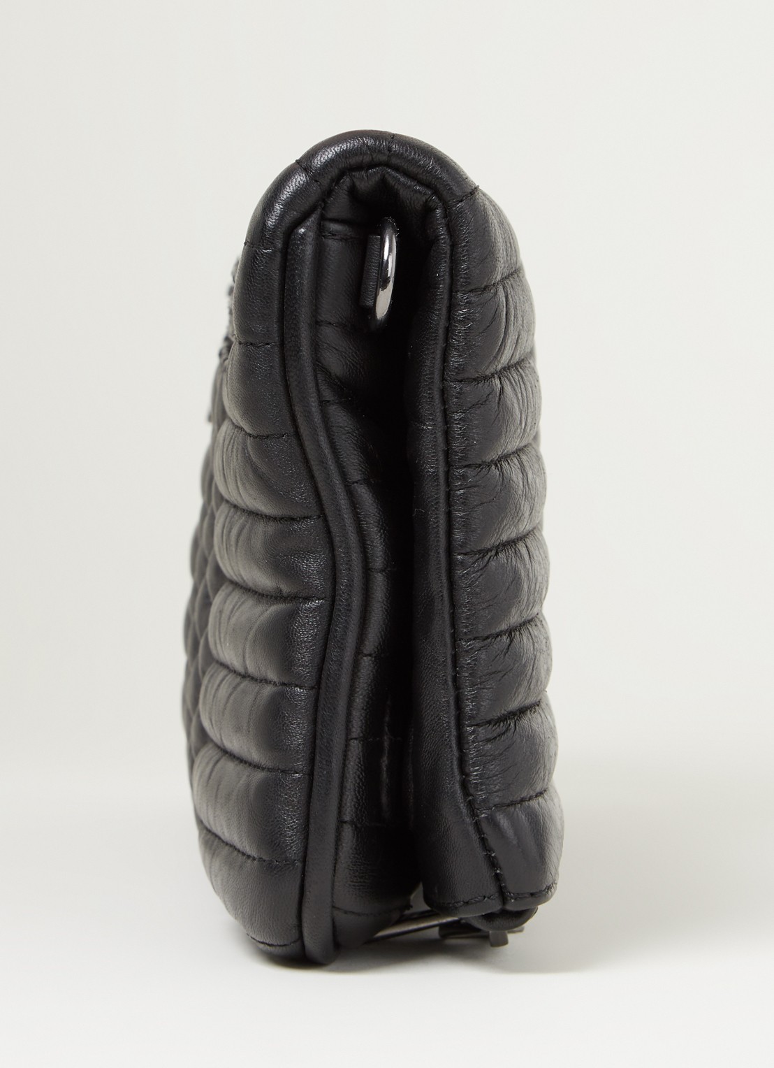 Zadig&Voltaire Rock Matelasse clutch van quilted lamsleer  - detail 4 zwart