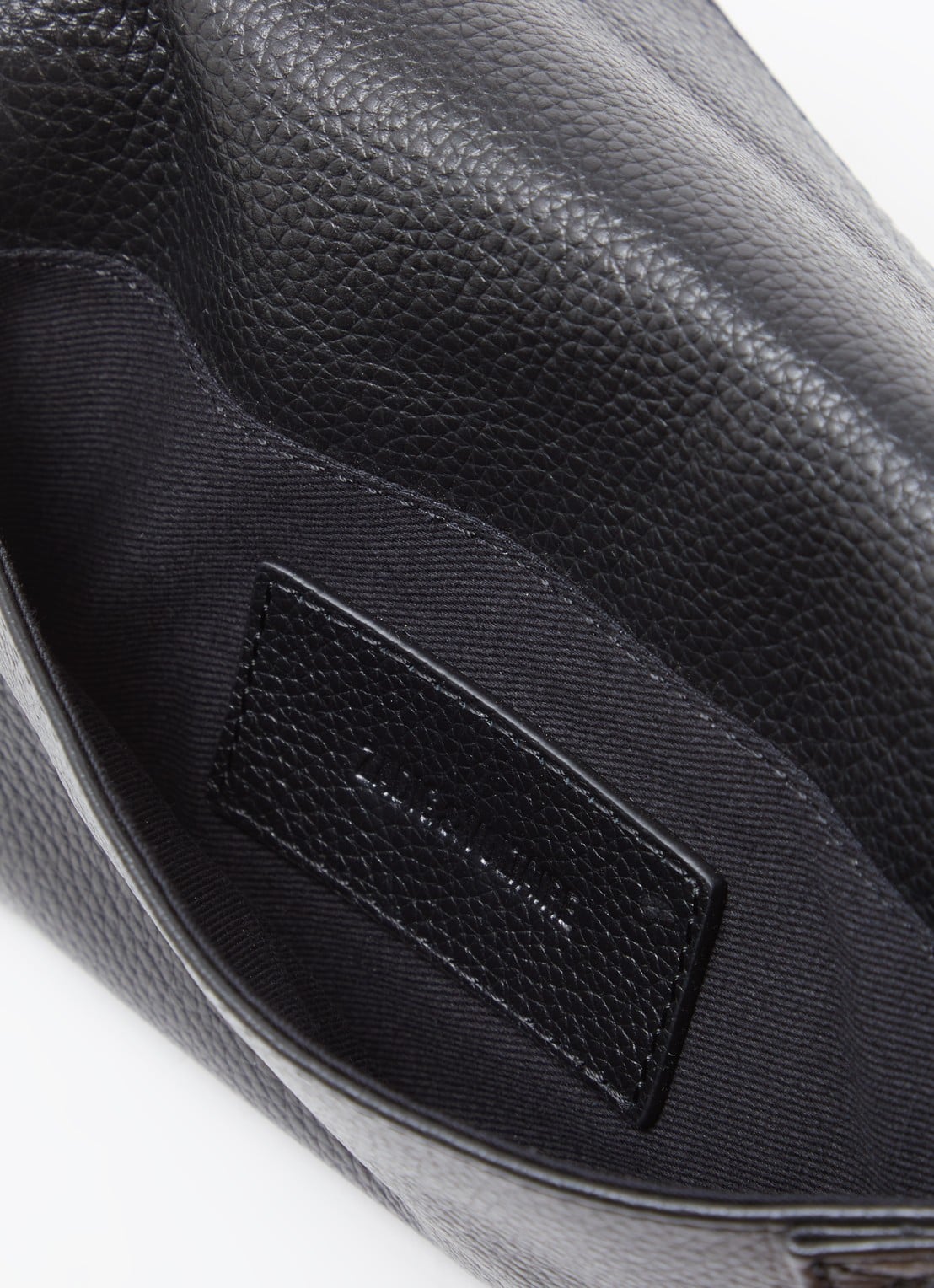 Zadig&Voltaire Rock Nano clutch van leer met afneembare schouderriem - detail 3 zwart