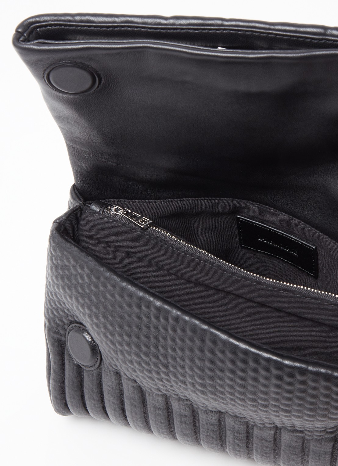 Zadig&Voltaire Rock schoudertas van schapenleer - detail 5 zwart