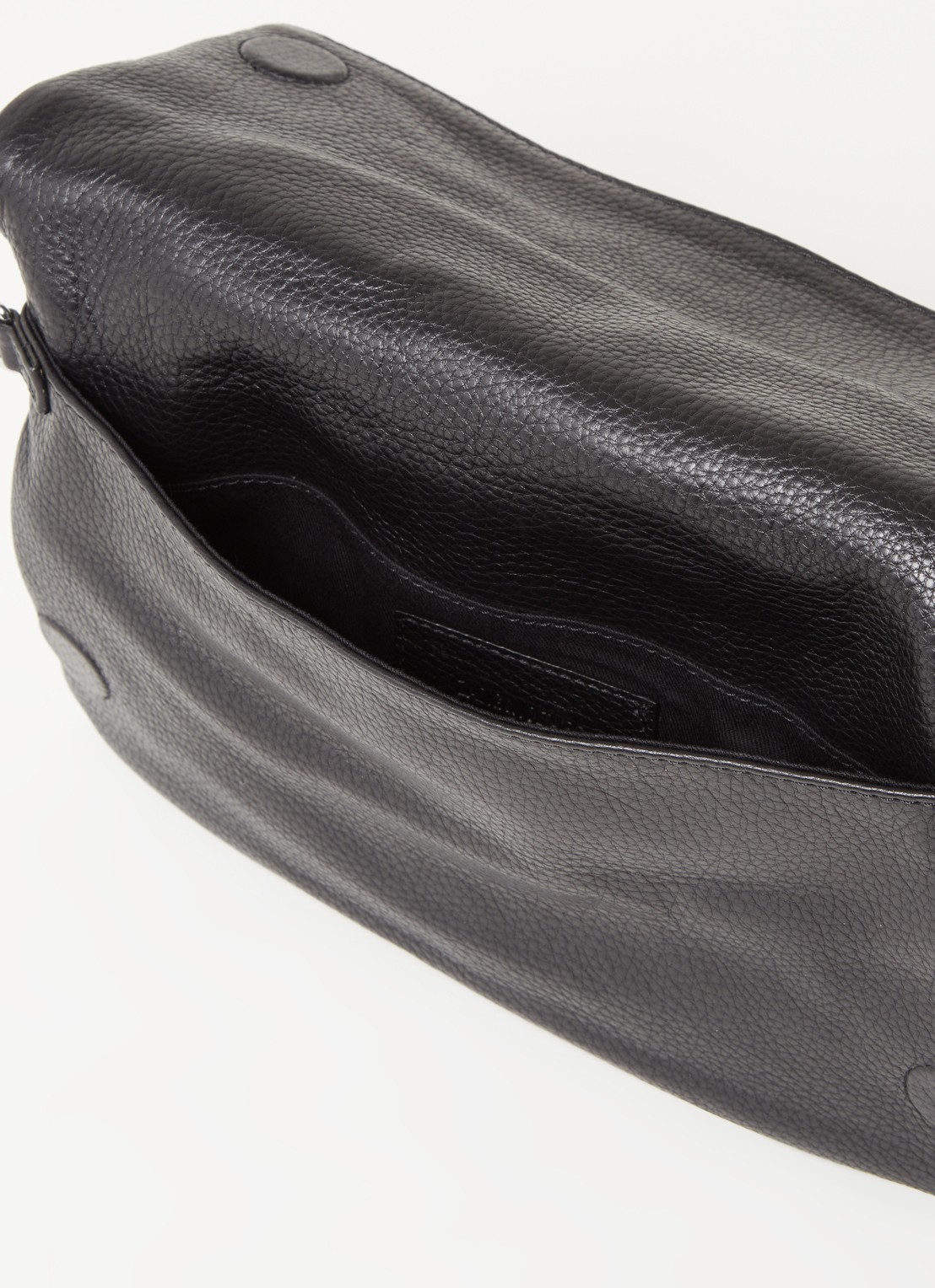 Zadig&Voltaire Rock Small clutch van leer - detail 3 zwart