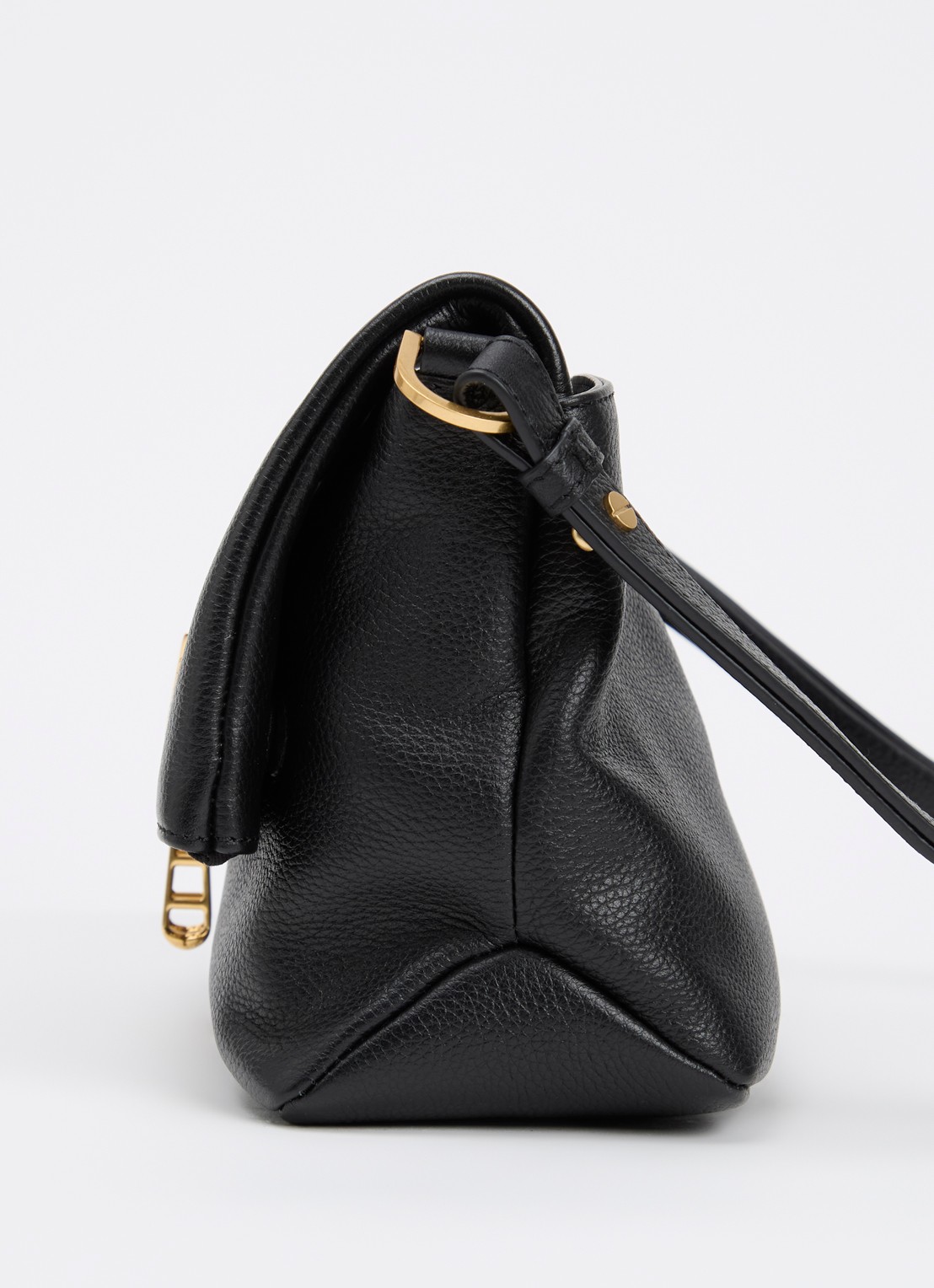 Zadig&Voltaire Rocky II schoudertas van leer met logo - detail 5 zwart