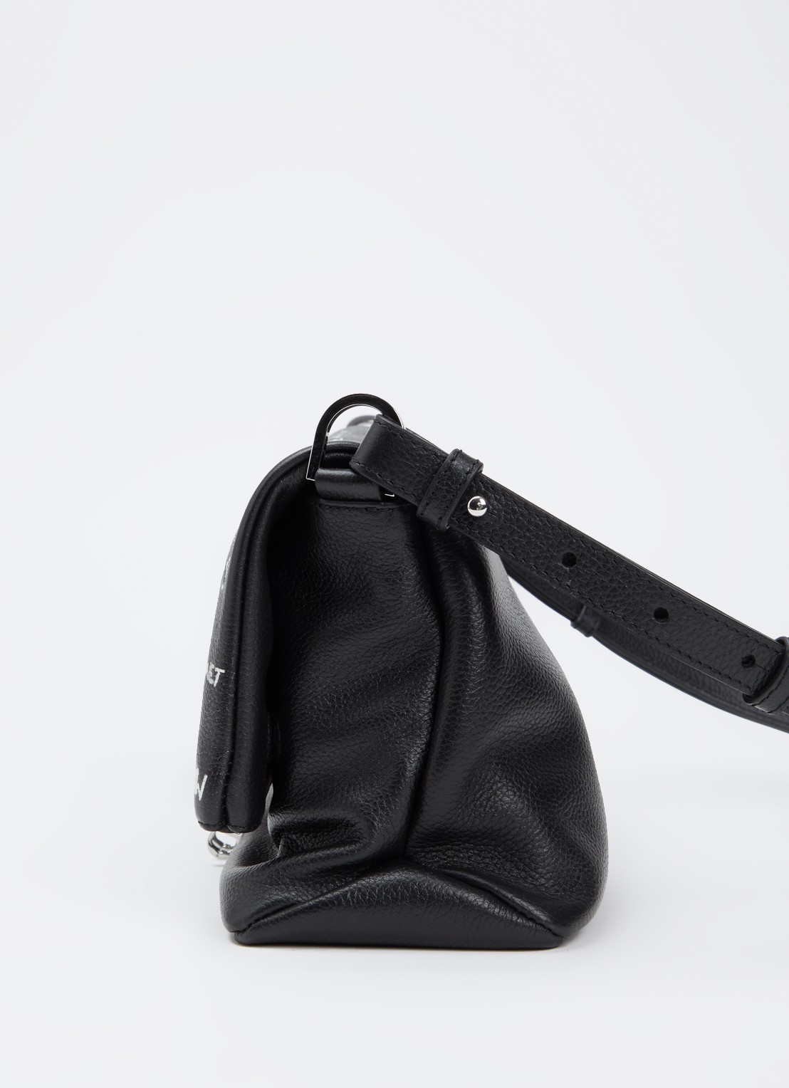 Zadig&Voltaire Rocky II schoudertas van leer met verstelbare schouderriem - detail 4 zwart