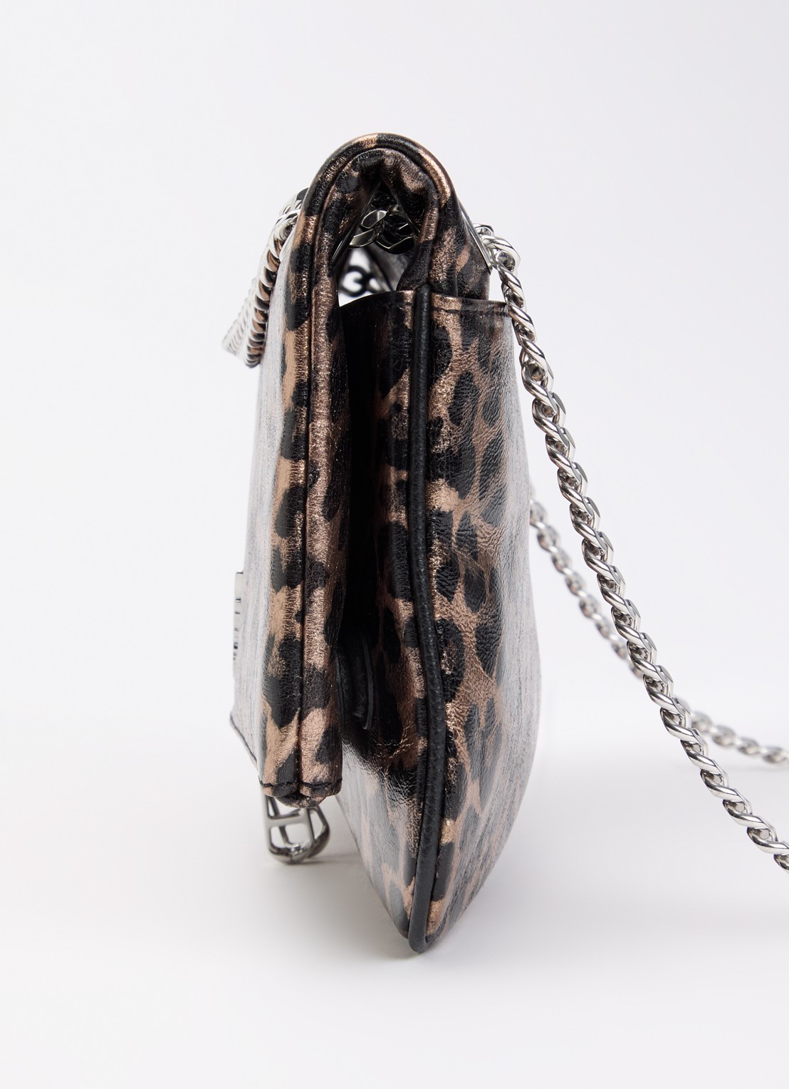 Zadig&Voltaire Rocky II schouderts met panterprint - detail 2 bruin