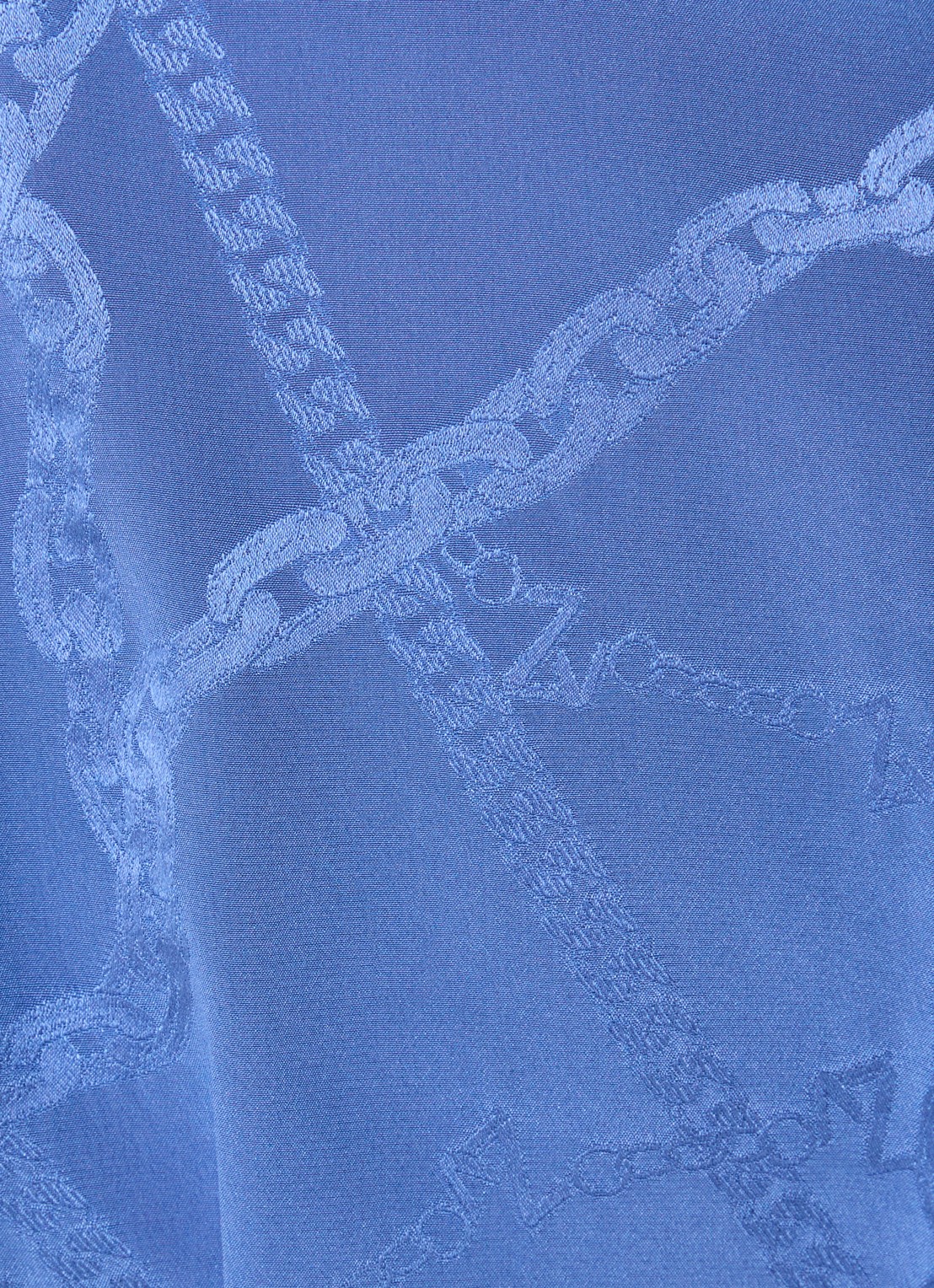 Zadig&Voltaire Rozom mini tuniekjurk van zijde met print  - detail 2 middenblauw