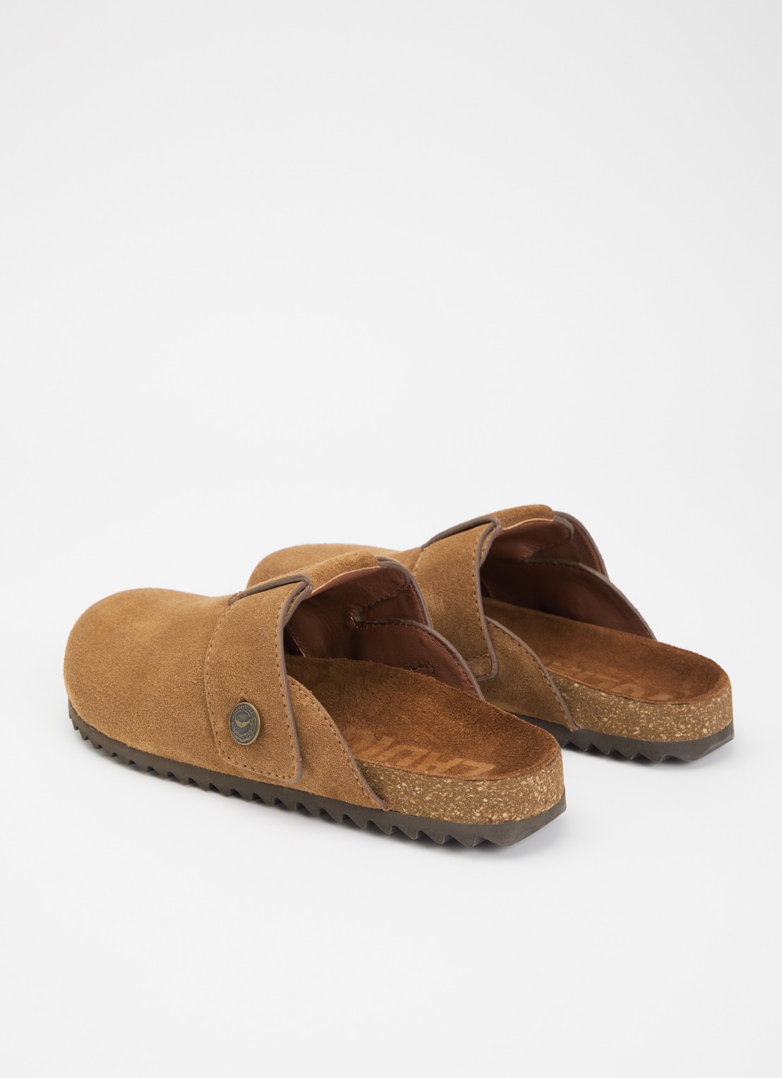 Zadig&Voltaire Santa Fe muiltje van suède - achterkant 4 cognac