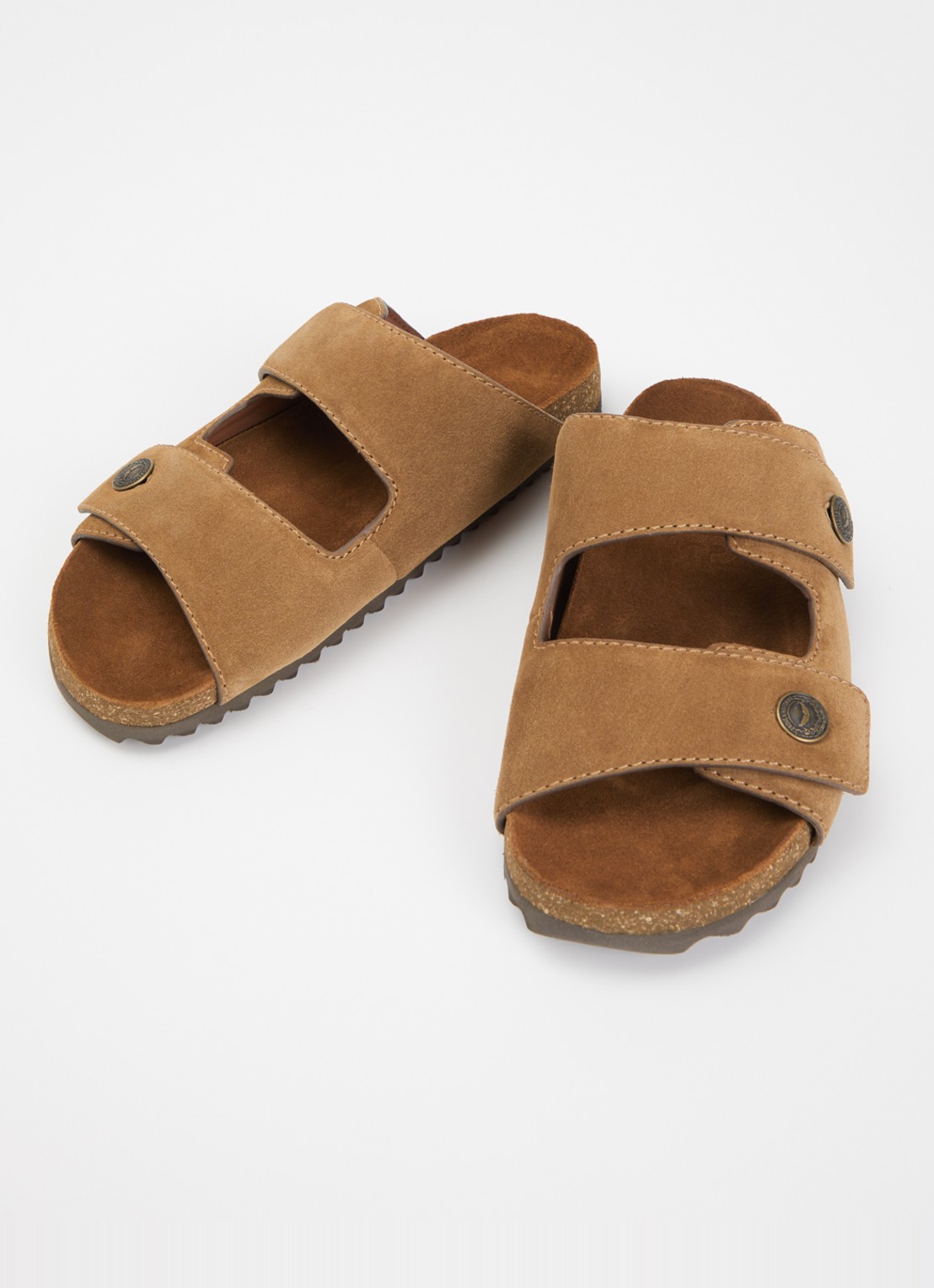 Zadig&Voltaire Santa Fe sandaal van suède - detail 2 cognac