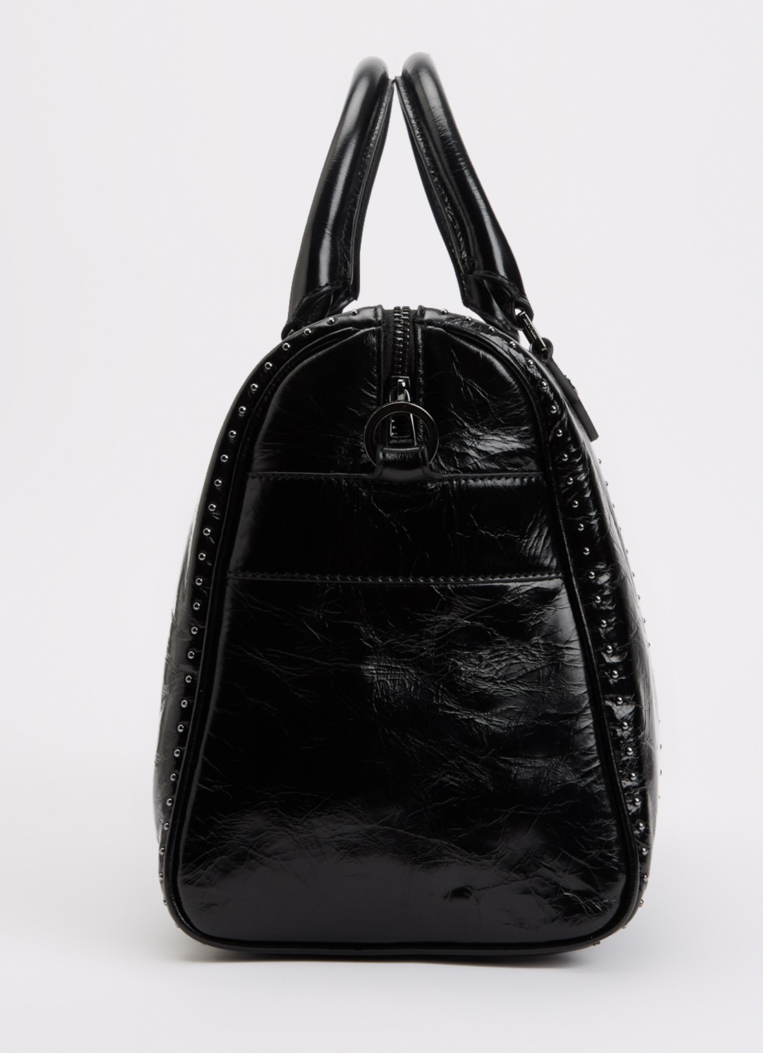 Zadig&Voltaire Sunny handtas van leer met afneembare schouderriem - detail 3 zwart