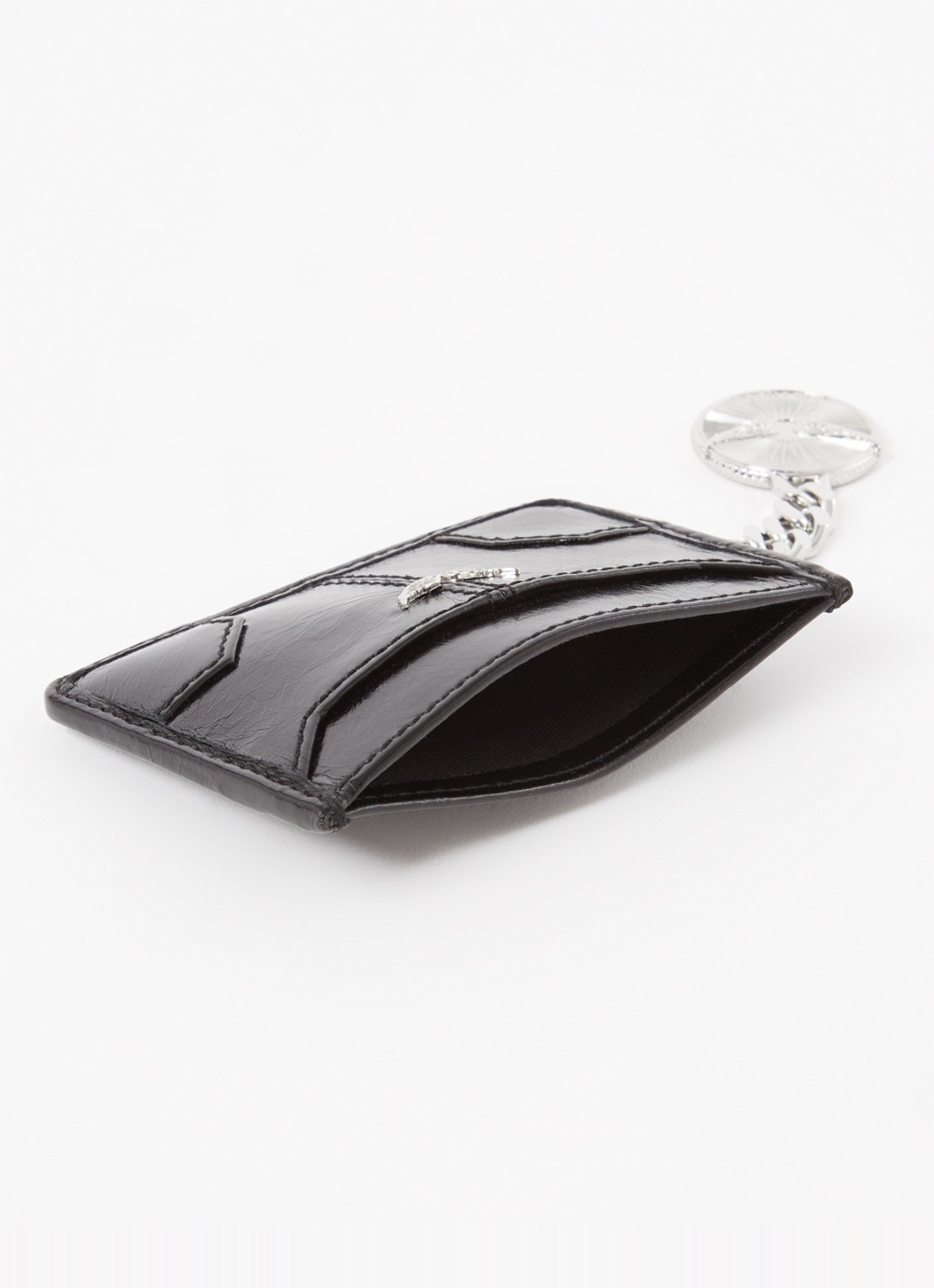 Zadig&Voltaire Sunny Pass pasjeshouder van leer - voorkant 3 zwart