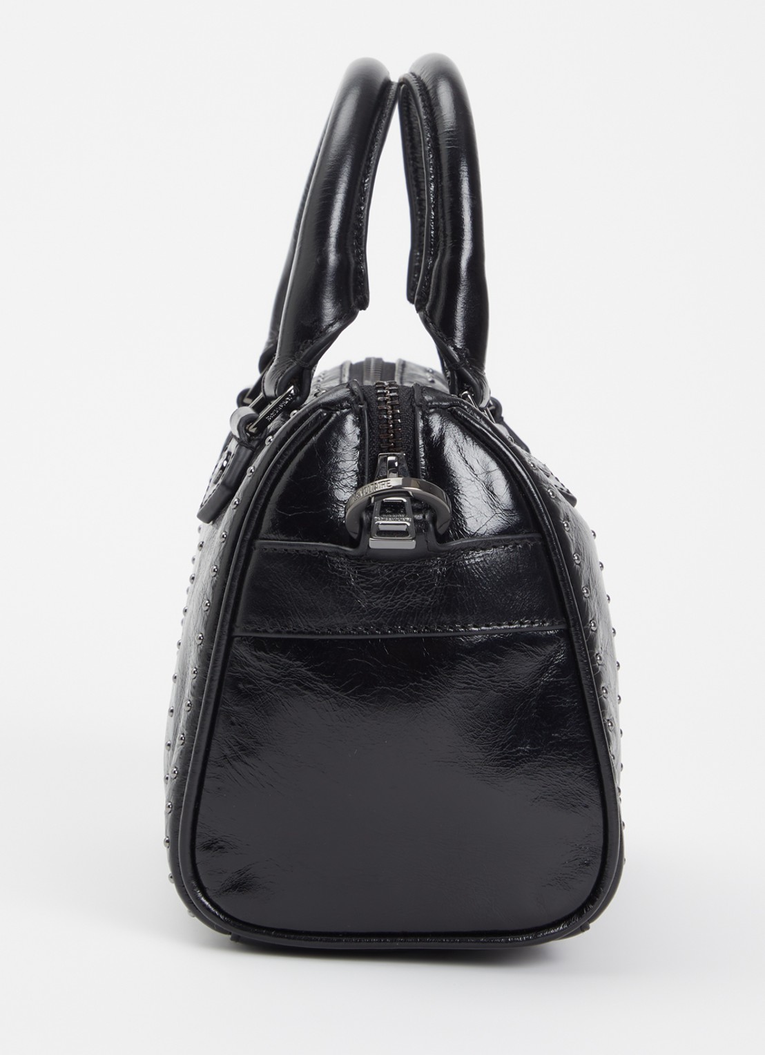 Zadig&Voltaire Sunny Small handtas van leer met studs - detail 6 zwart