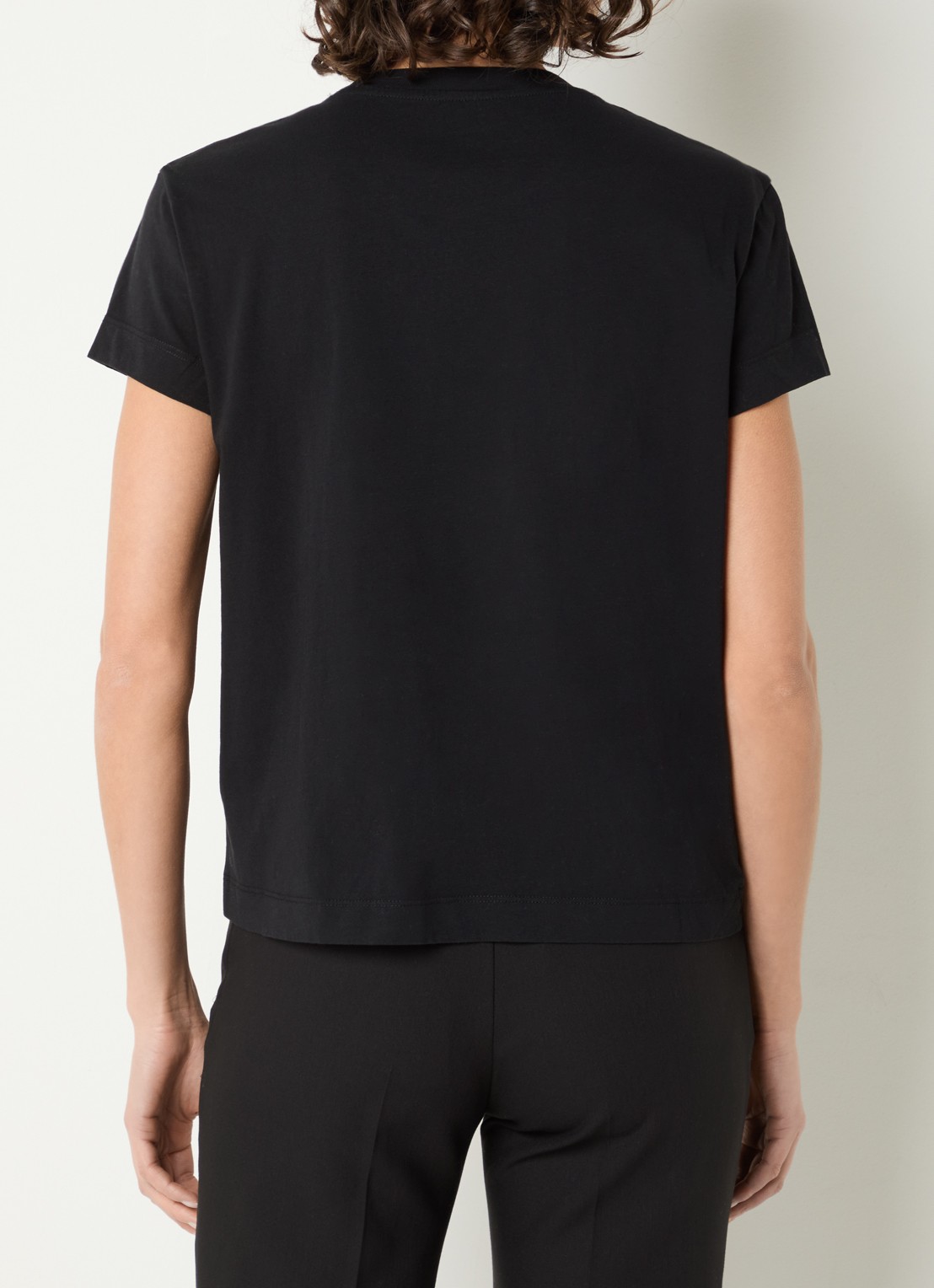 Zadig&Voltaire Suzan T-shirt met afneembare broche - achterkant 4 zwart