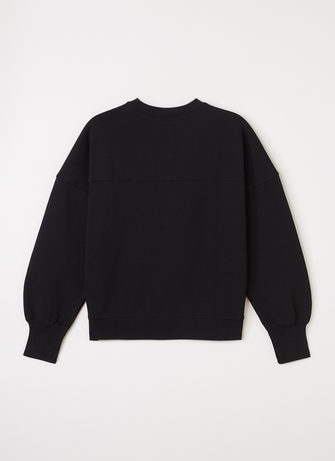 Zadig&Voltaire Sweater flock logoprint - voorkant 2 zwart