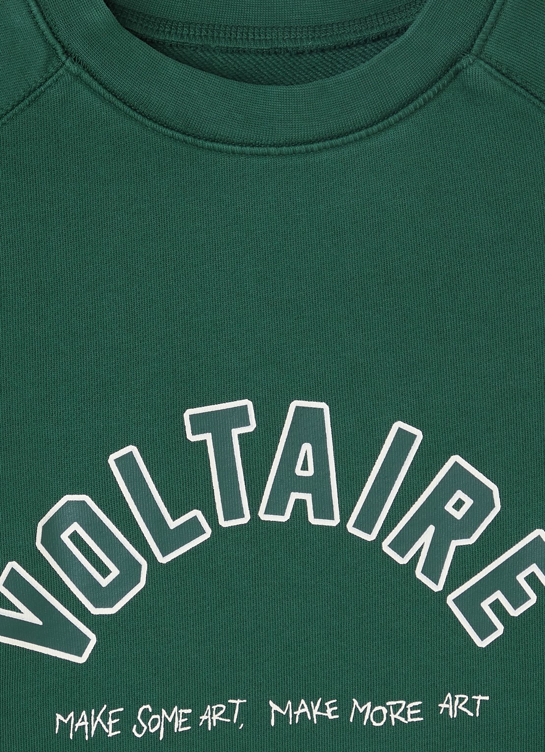 Zadig&Voltaire Sweater met logoprint - detail donkergroen