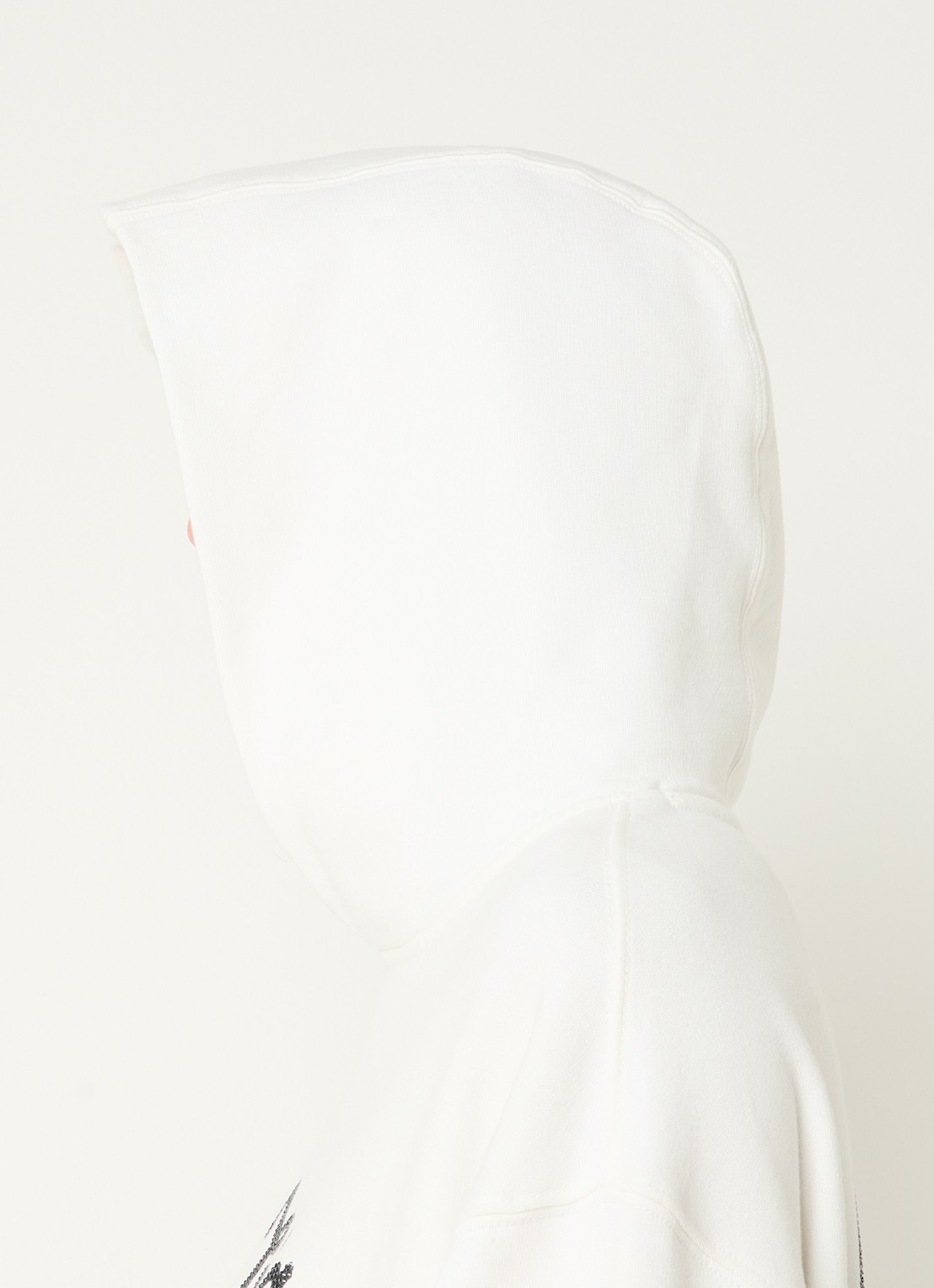 Zadig&Voltaire Sweela hoodie met logo- en backprint - detail 5 ivoor