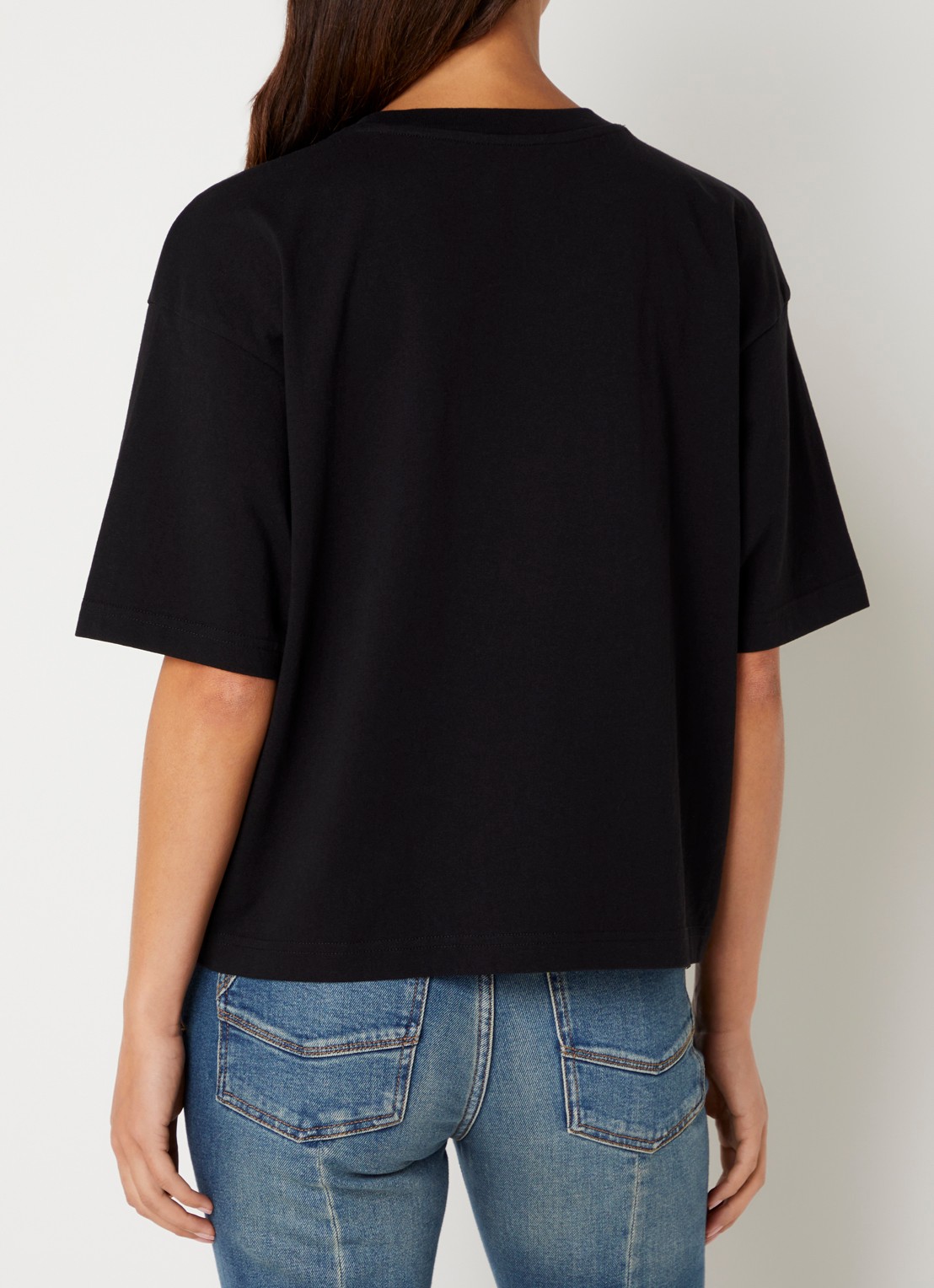 Zadig&Voltaire Tadia T-shirt met strass - achterkant 4 zwart