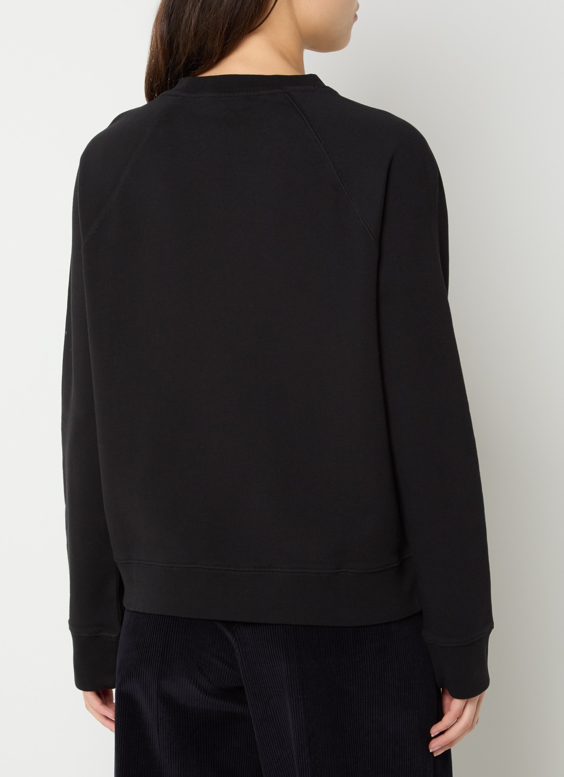 Zadig&Voltaire Upper sweater van  katoen met strass - achterkant 3 zwart
