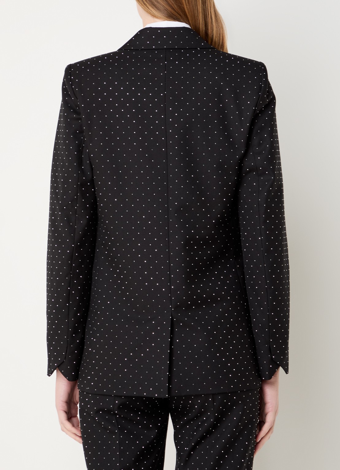 Zadig&Voltaire Valse blazer met strass en klepzakken - achterkant 5 zwart