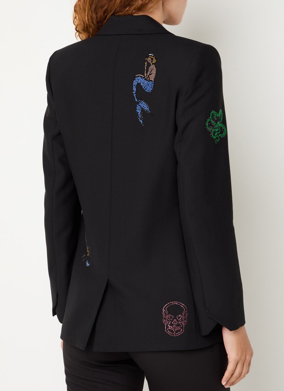 Zadig&Voltaire Valse blazer met strass - achterkant 4 zwart