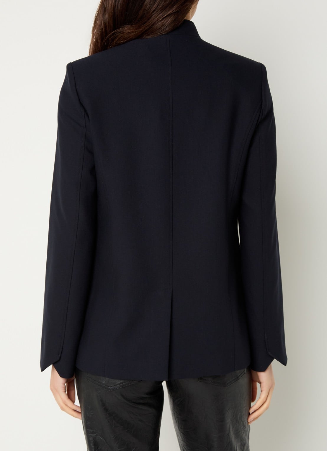 Zadig&Voltaire Verysa jack met schoudervulling - achterkant donkerblauw